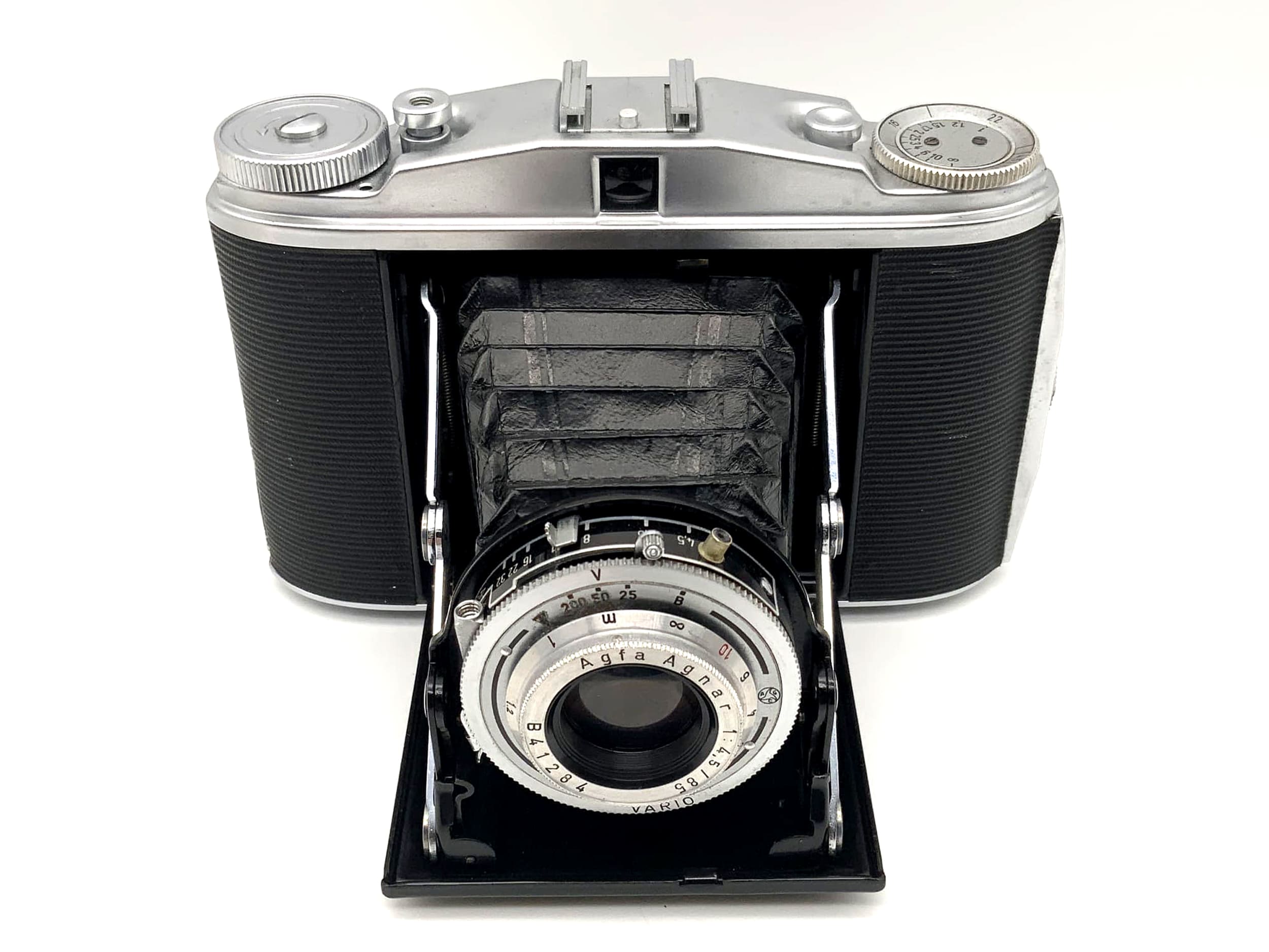 Agfa Isolette II Klappkamera mit Agnar 1:4.5 / 85 Vario