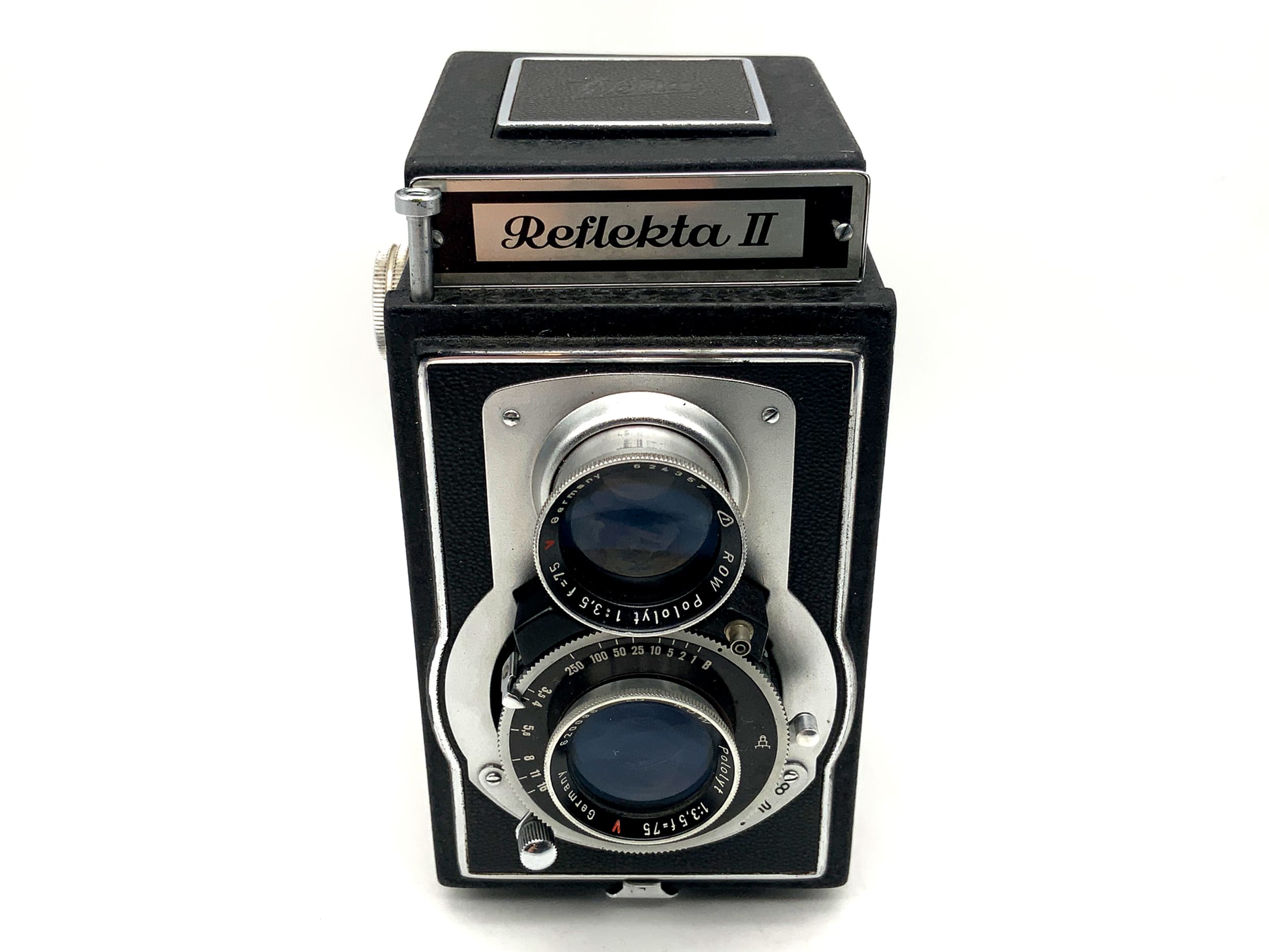 Welta Reflekta II TLR mit ROW Pololyt 75mm 1:3,5 red V Zweiäugige Analogkamera