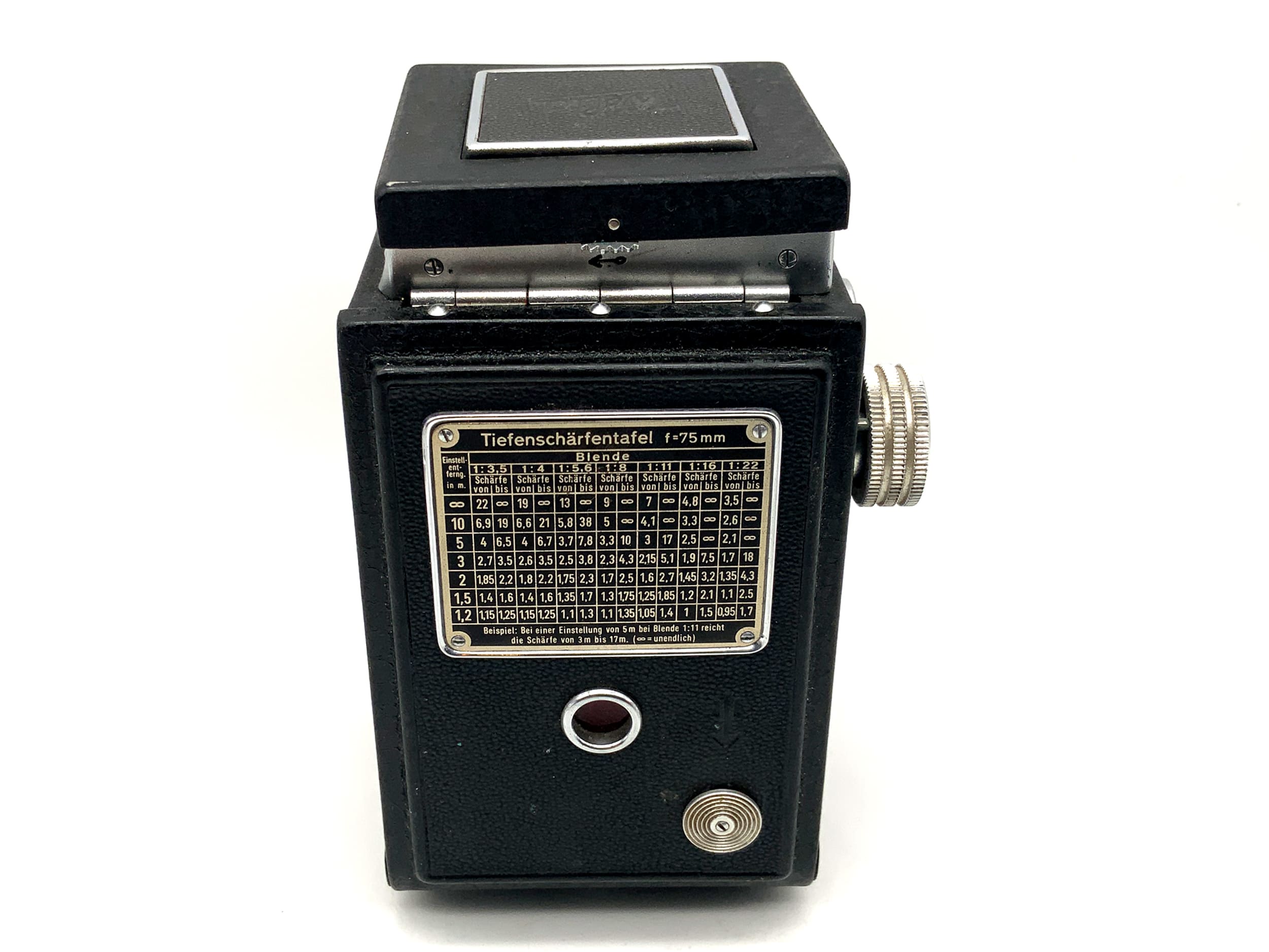 Welta Reflekta II TLR mit ROW Pololyt 75mm 1:3,5 red V Zweiäugige Analogkamera