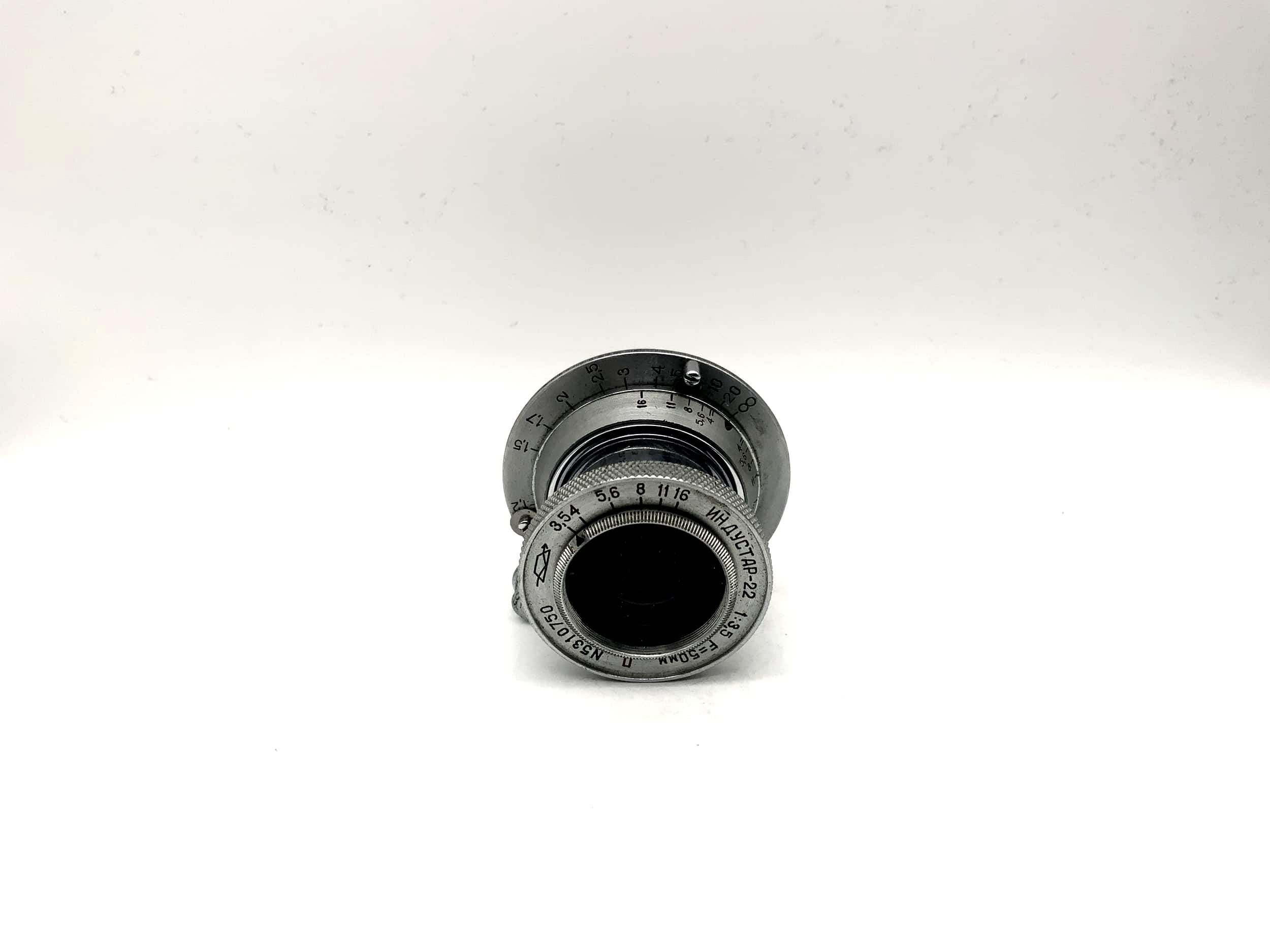 KMZ 50mm 1:3.5 Objektiv L39 passend für Leica Industar-22 red P Lens (M39)