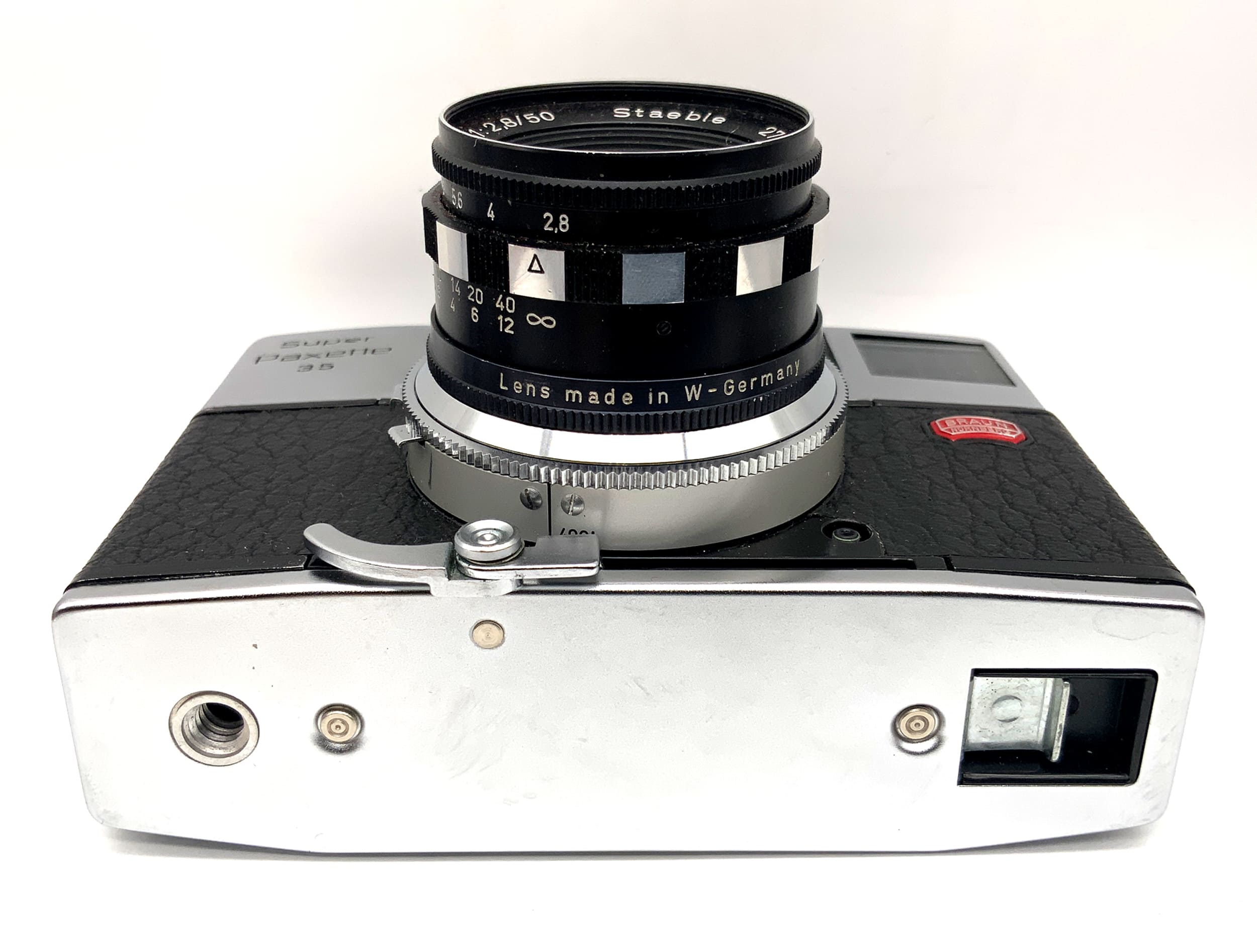 Braun Super Paxette 35 Sucherkamera mit Staeble Color Ultranit 1:2,8 50mm