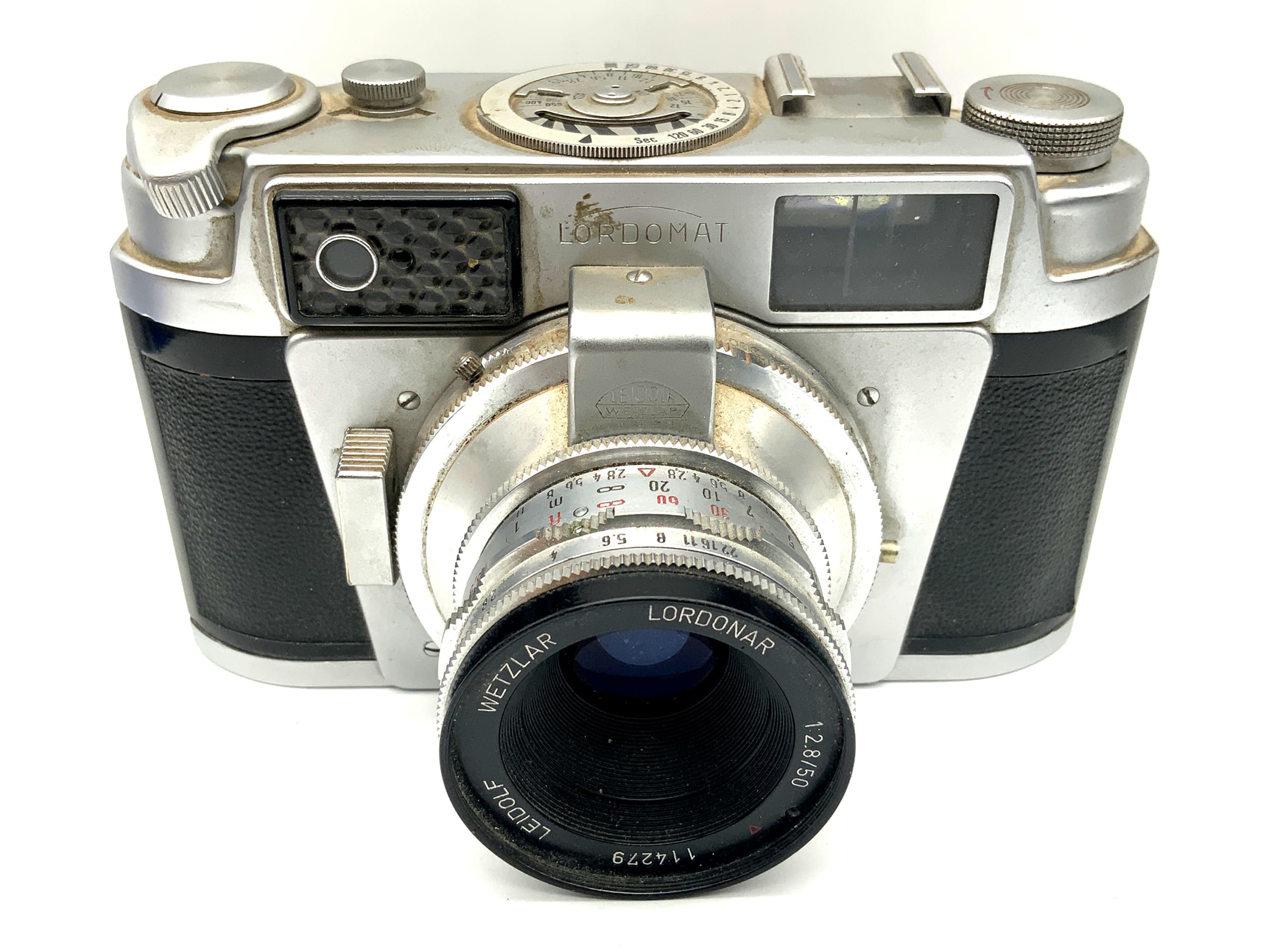 Leidolf Wetzlar Lordomat SLE Sucherkamera mit Lordonar 1:2,8 f=50mm Analogkamera