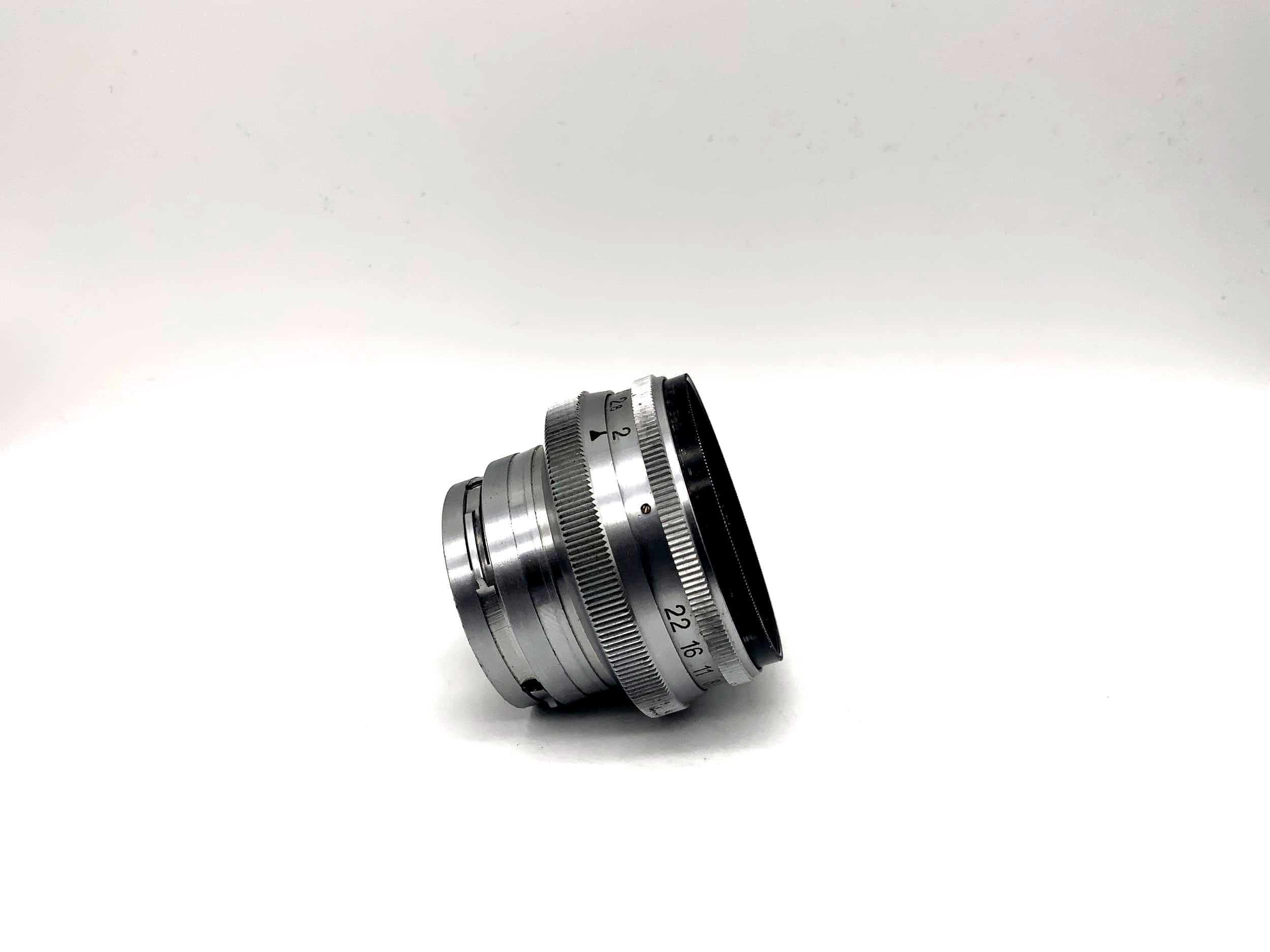 KMZ 50mm 1:2 Objektiv Jupiter-8M 5cm rot P Kamera Camera Lens (Contax RF)