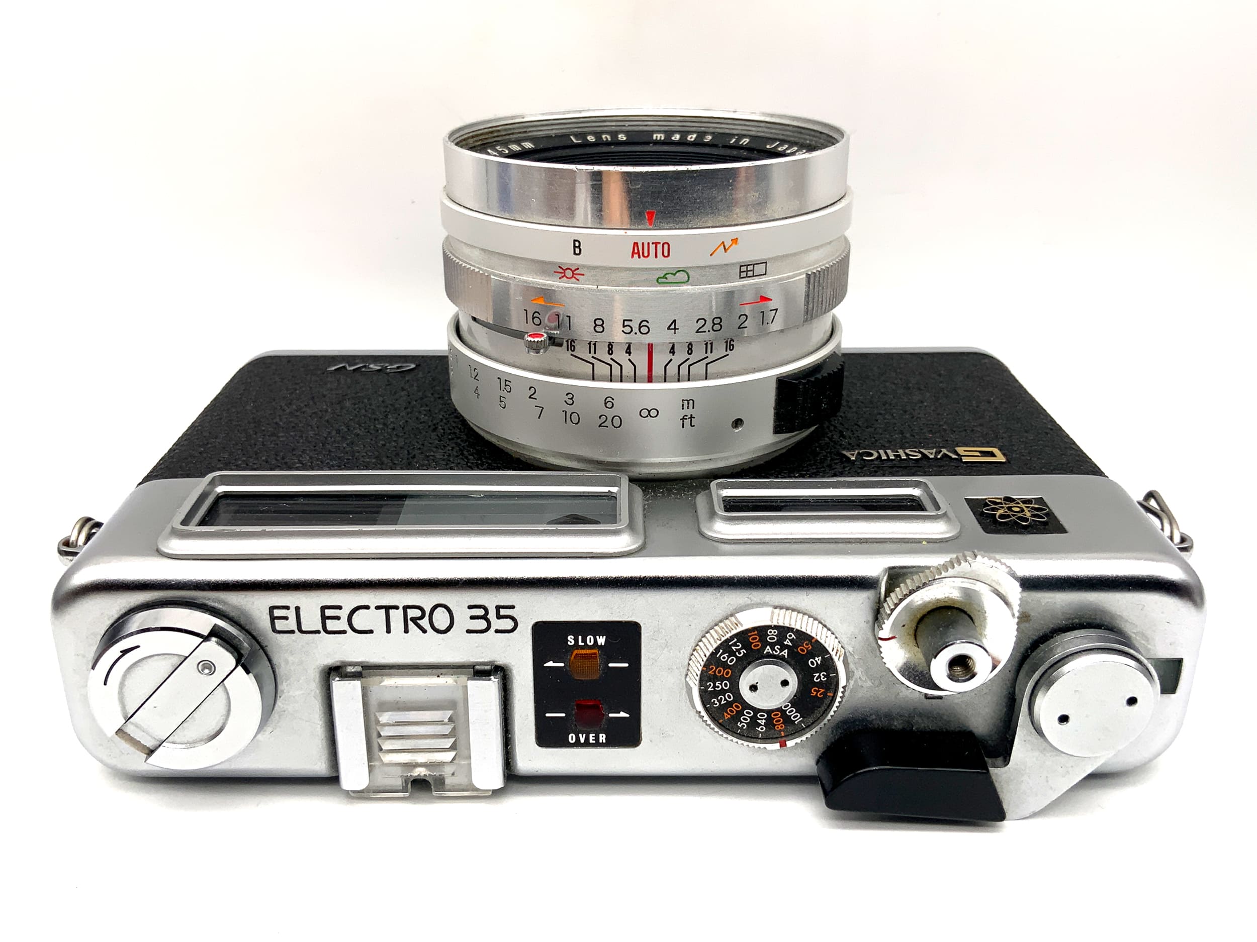 Yashica Electro 35 GSN Sucherkamera Color-Yashinon DX 1:1,7 f=45mm Analogkamera