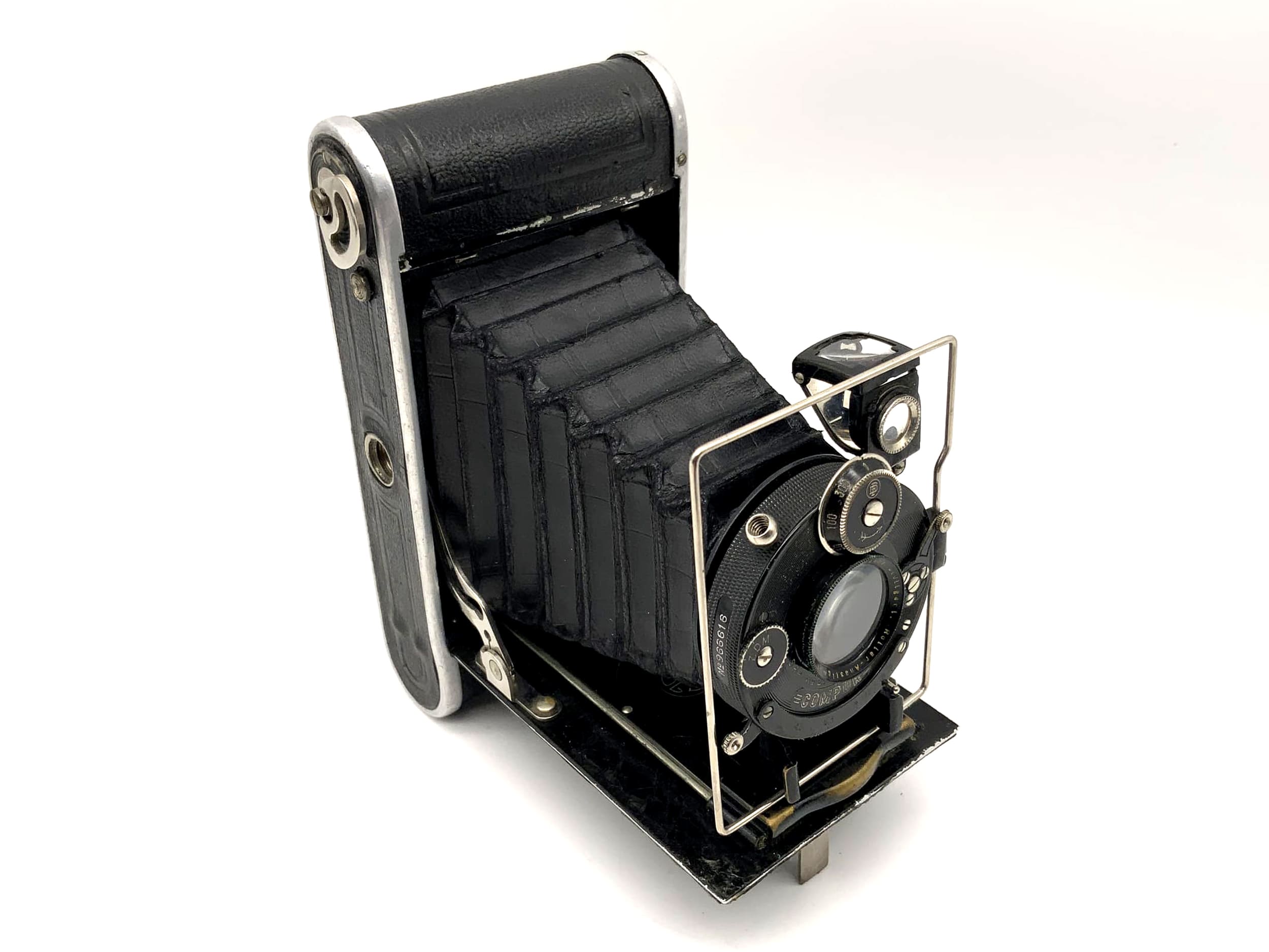 G.A. Kraus Rollette Klappkamera mit Rollar-Anastigmat 1:4.5 f=9cm Compur