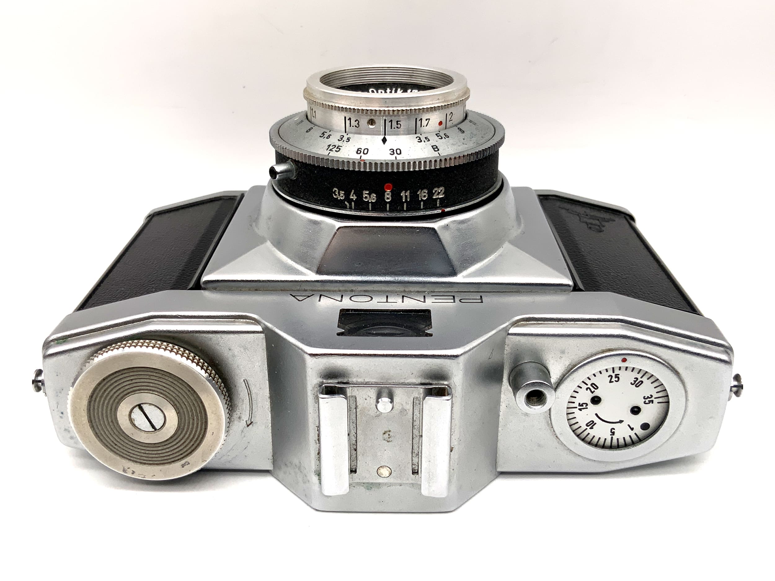 Pentacon Pentona Sucherkamera mit Meyer Optik Trioplan 1:3,5 45mm Priomat