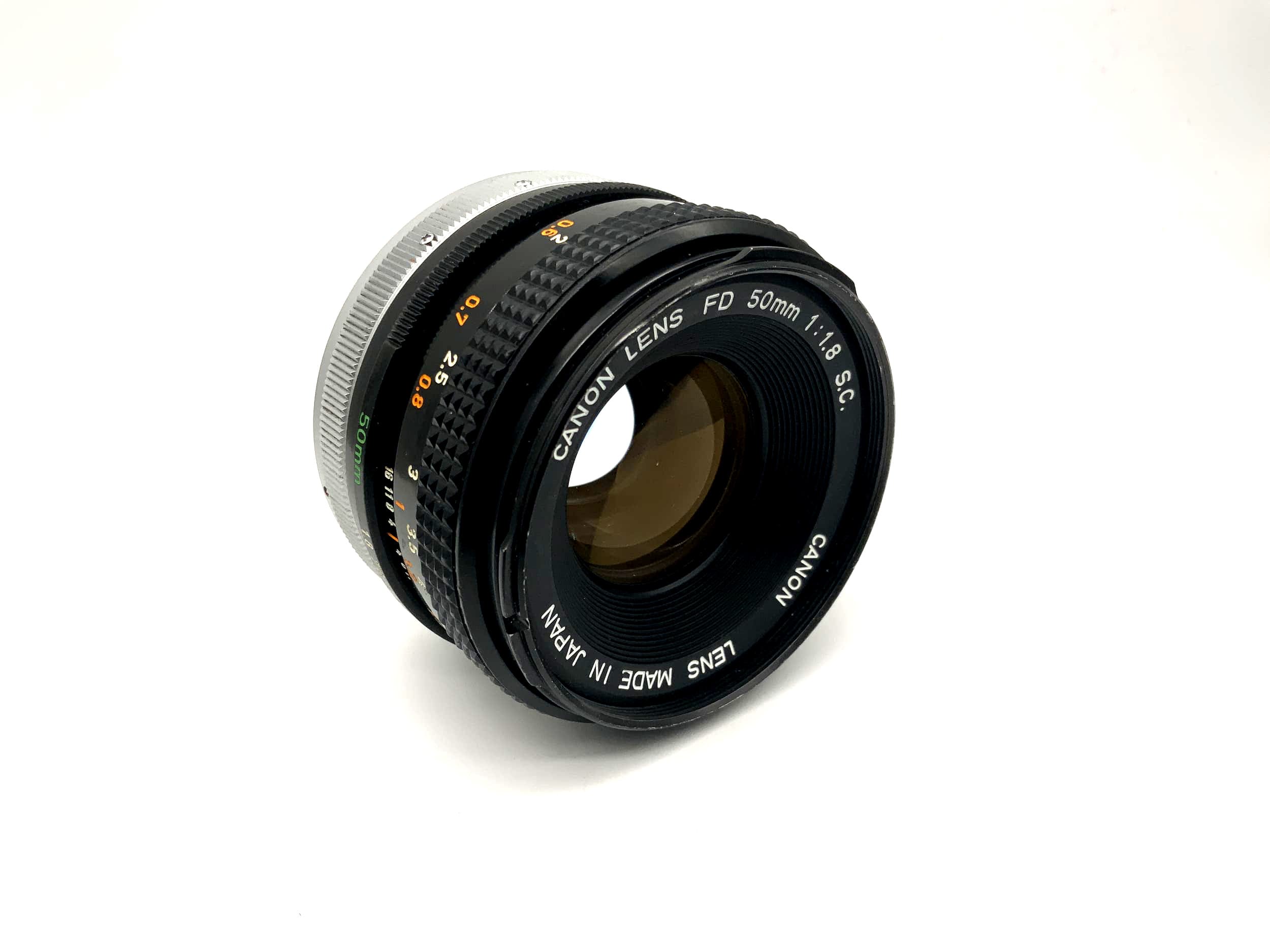 Canon 50mm 1:1.8 Objektiv Lens FD S.C Kamera Camera Lens (Canon FD)