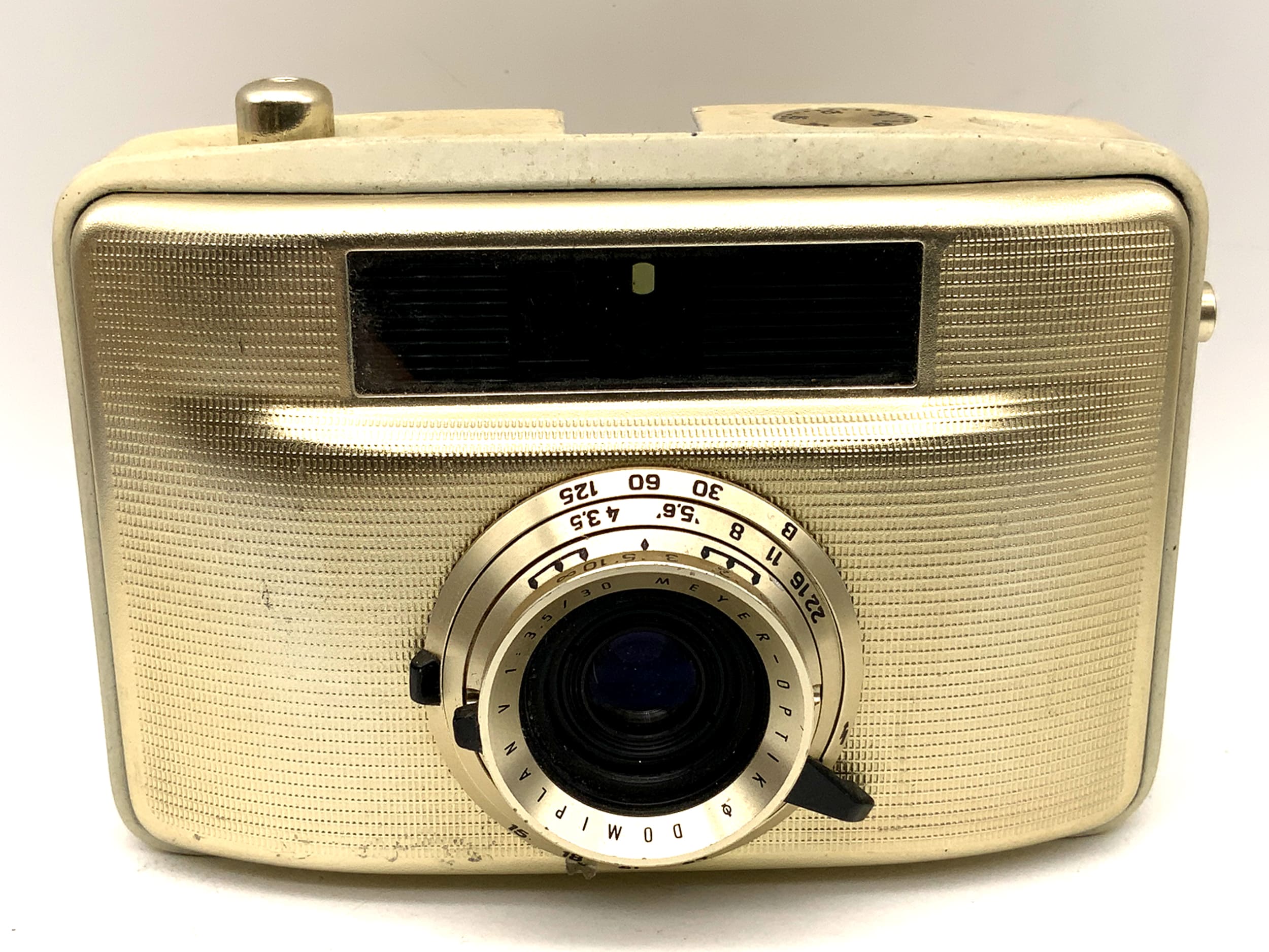 Pentacon Penti I Sucherkamera mit Meyer Optik Domiplan V 1:3,5 30mm Analogkamera