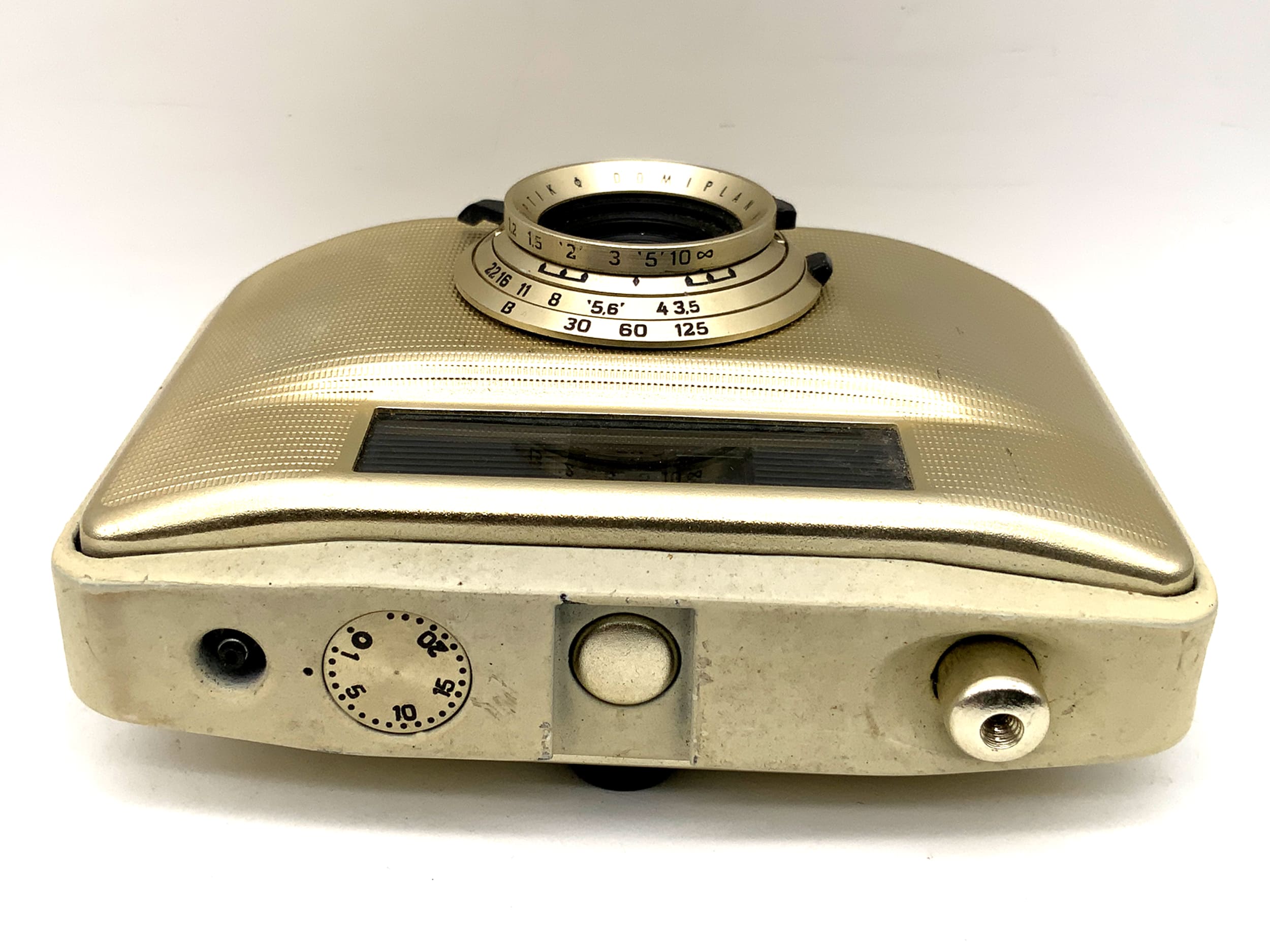 Pentacon Penti I Sucherkamera mit Meyer Optik Domiplan V 1:3,5 30mm Analogkamera