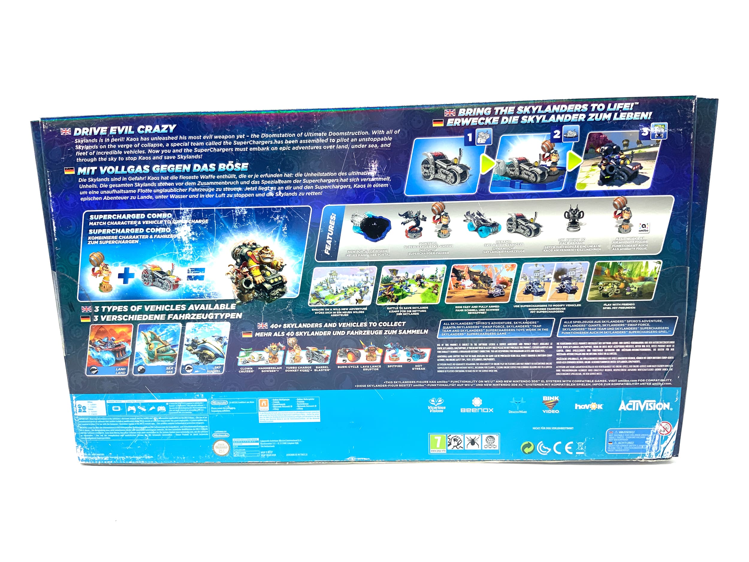 Skylanders Superchargers Starter Pack Dark Edition Nintendo Wii U Starterset