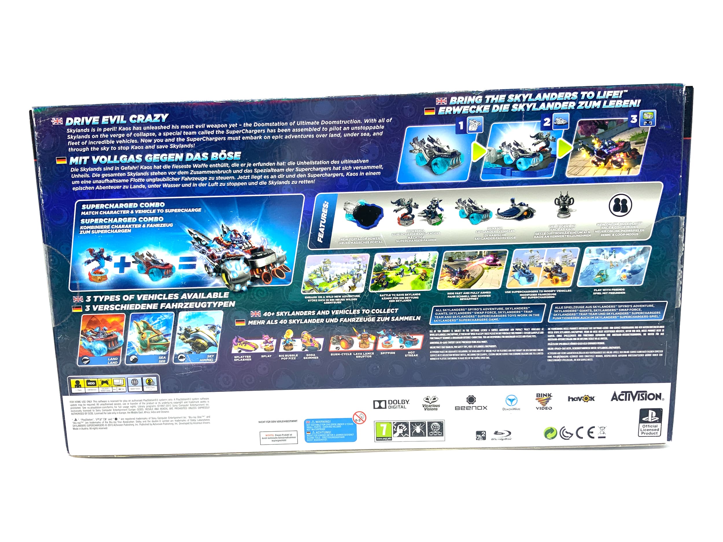 Skylanders Superchargers Starter Pack Dark Edition Playstation 3 Starterset PS3