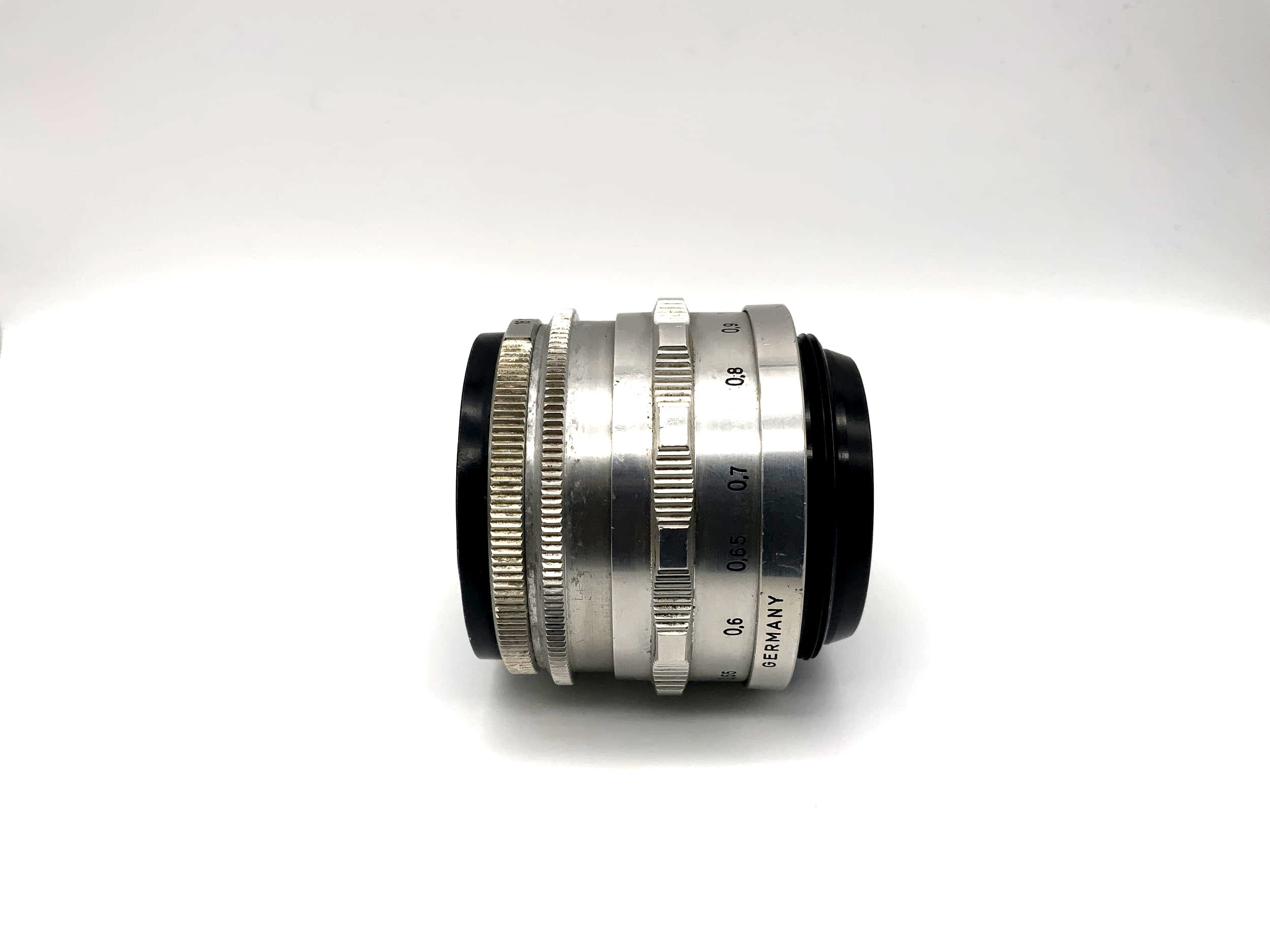 Carl Zeiss 50mm 1:2.8 Objektiv Tessar red T Q1 compact 14 Blades Lens (M42)