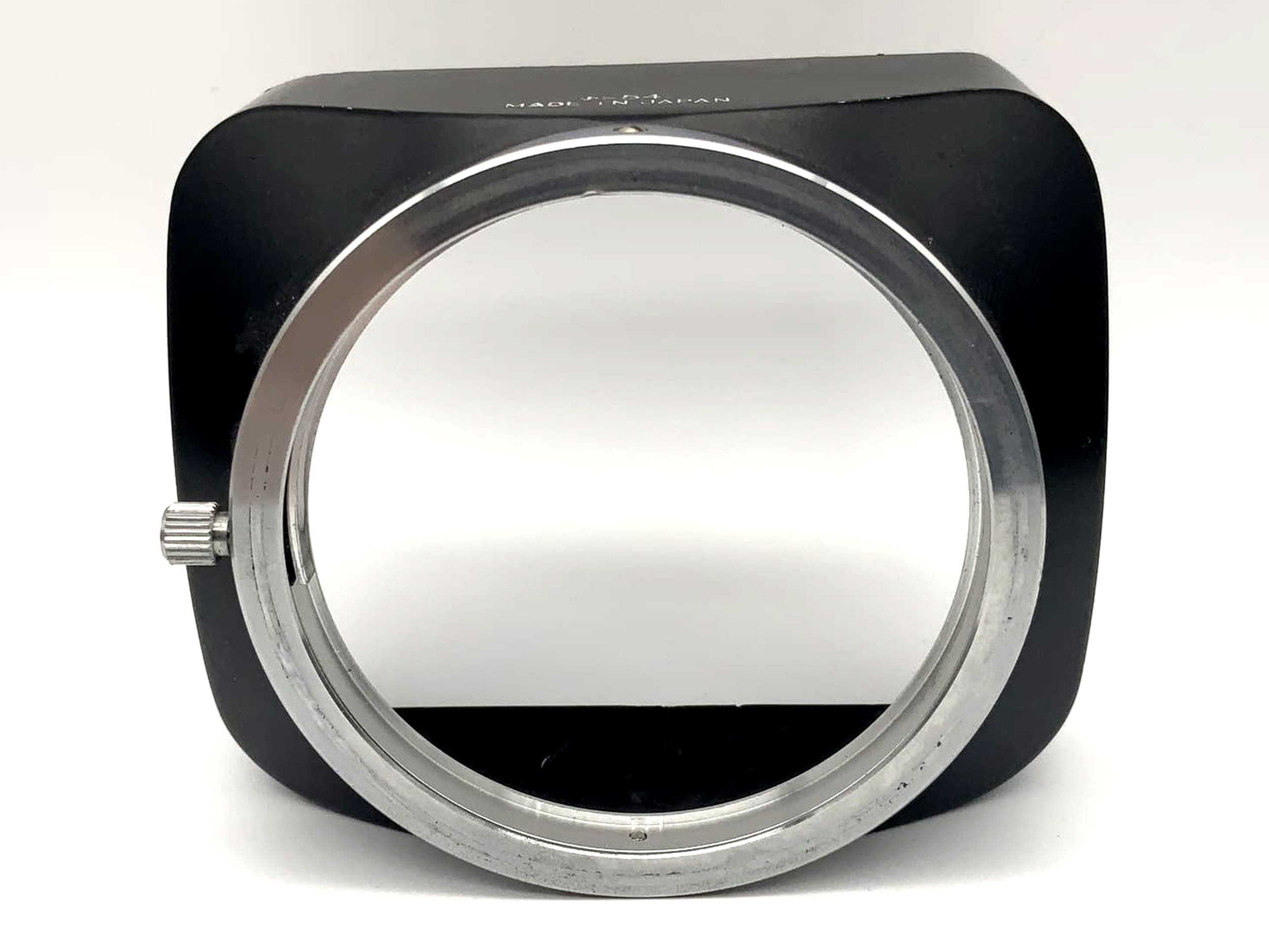 Yashica 54mm Gegenlichtblende Metall Slip On lenshood Sonnenblende