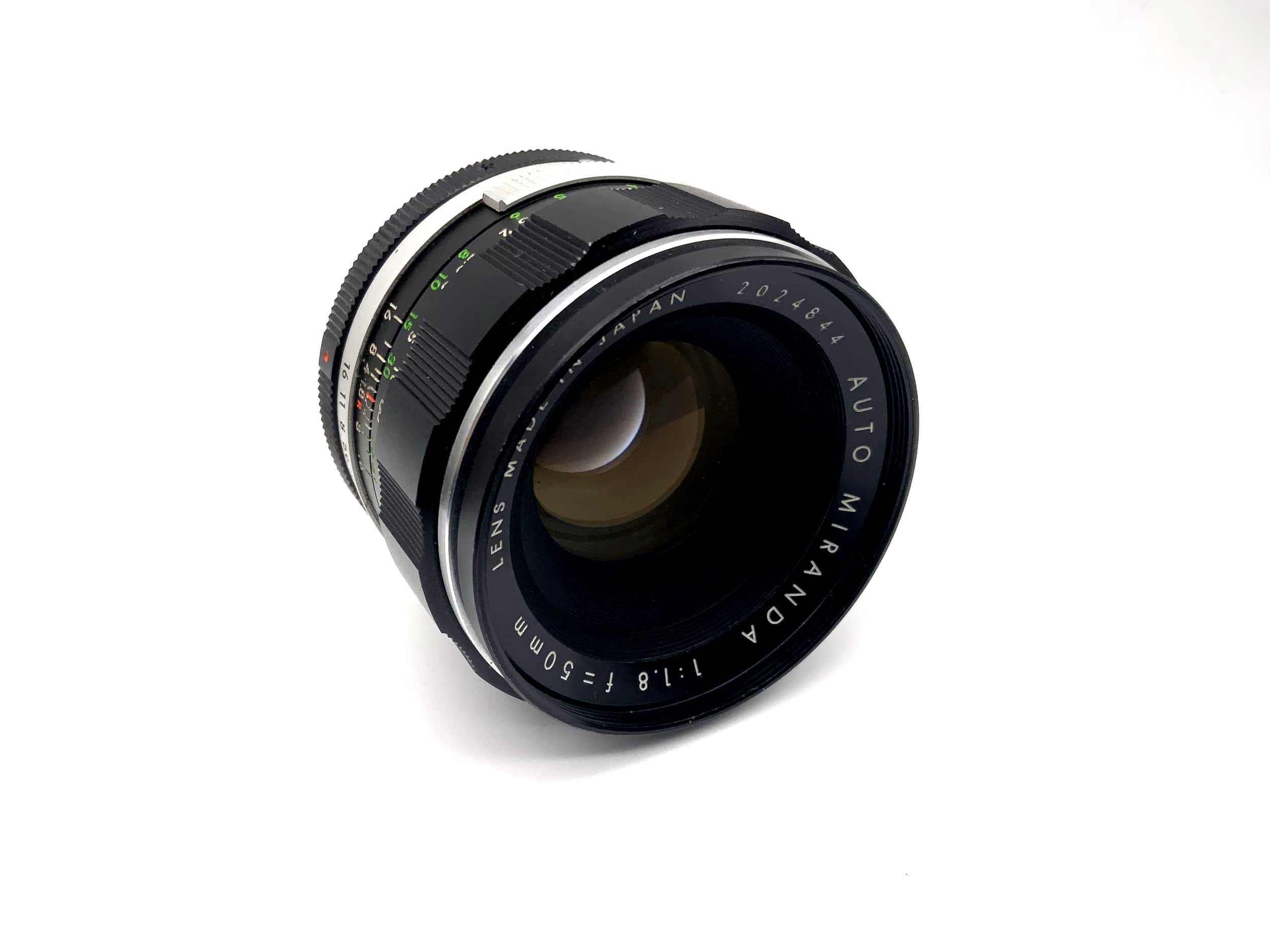 Miranda 50mm 1:1.8 Objektiv Auto Kamera Camera Lens (Miranda Bajonett)