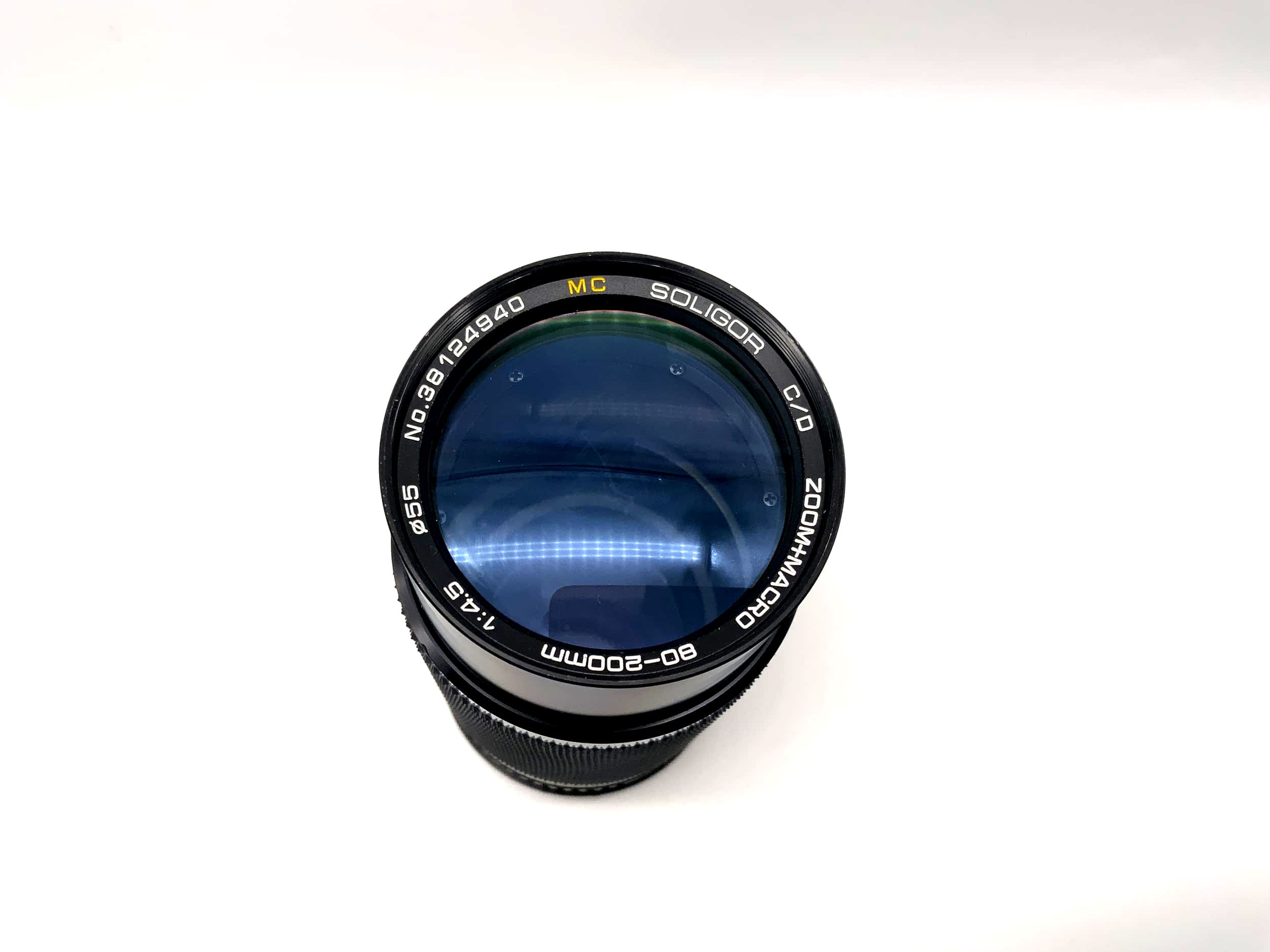 Soligor 80-200mm 1:4.5 Objektiv C/D Zoom+Macro MC Kamera Lens (Canon FD)