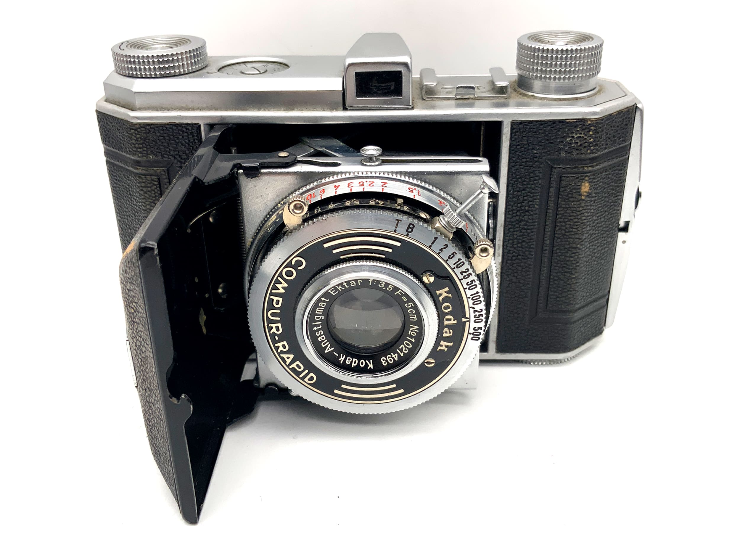 Kodak Retina Klappkamera mit Ektar f:3,5 F=5cm Compur-Rapid Analogkamera