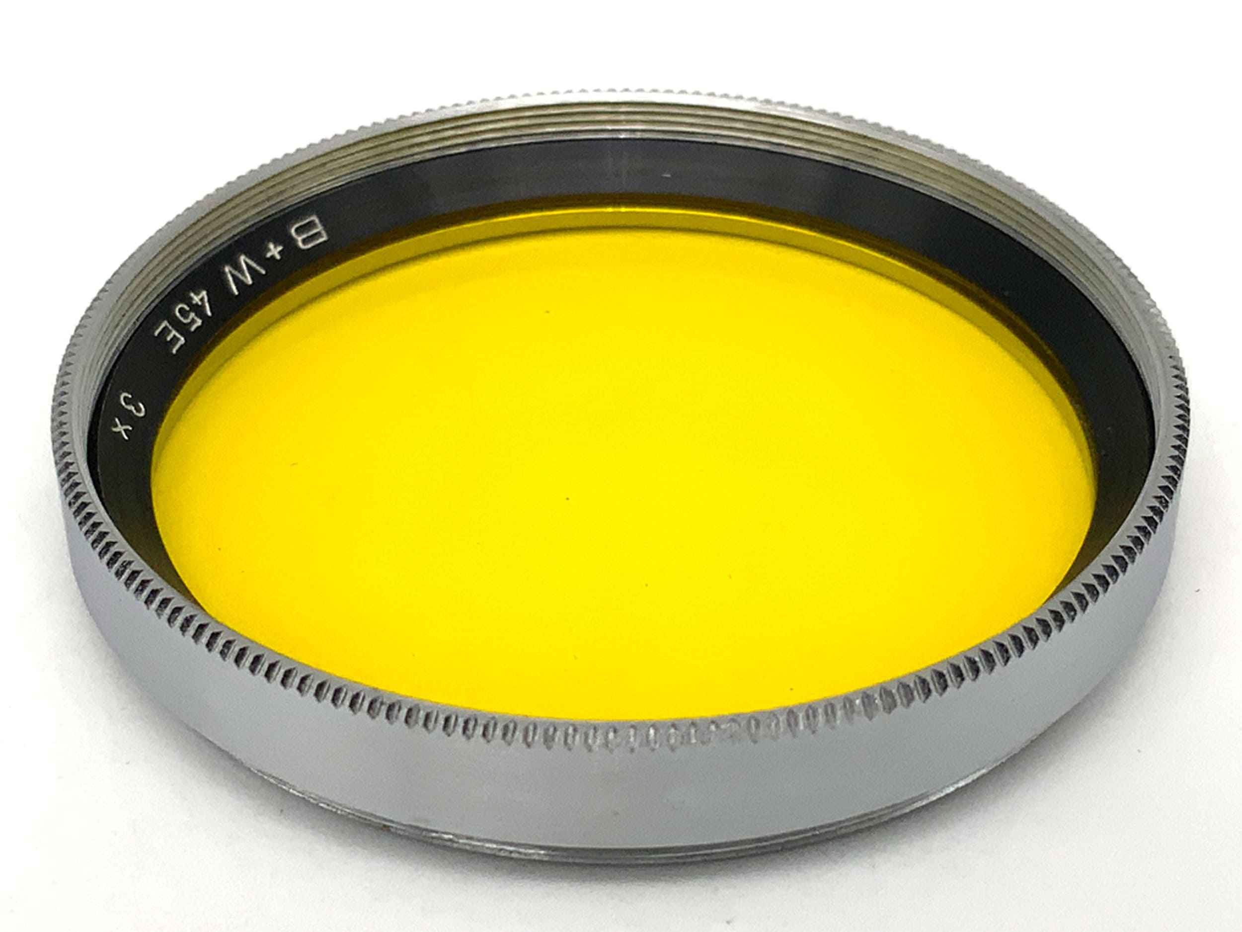 B+W Farbfilter 45E 3x gelb yellow Filter 45mm Kreisförmig Filtergewinde