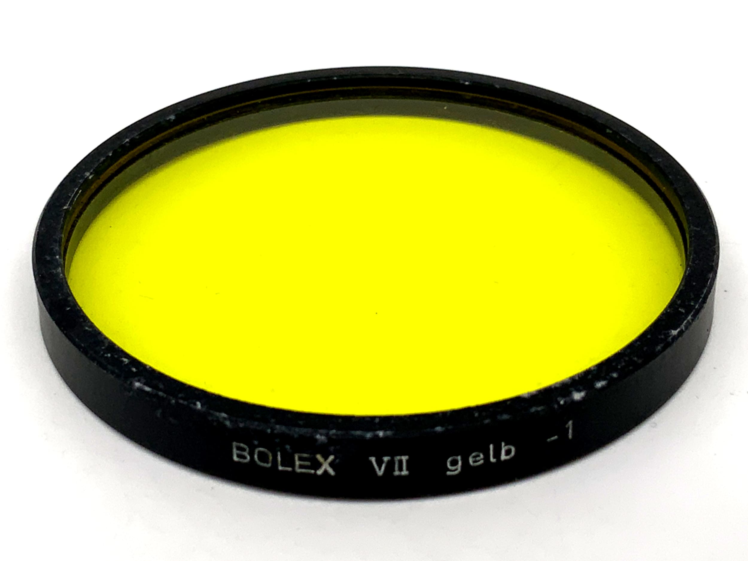 Bolex Farbfilter gelb yellow -1 Drop-In Filter Serie VII Kreisförmig