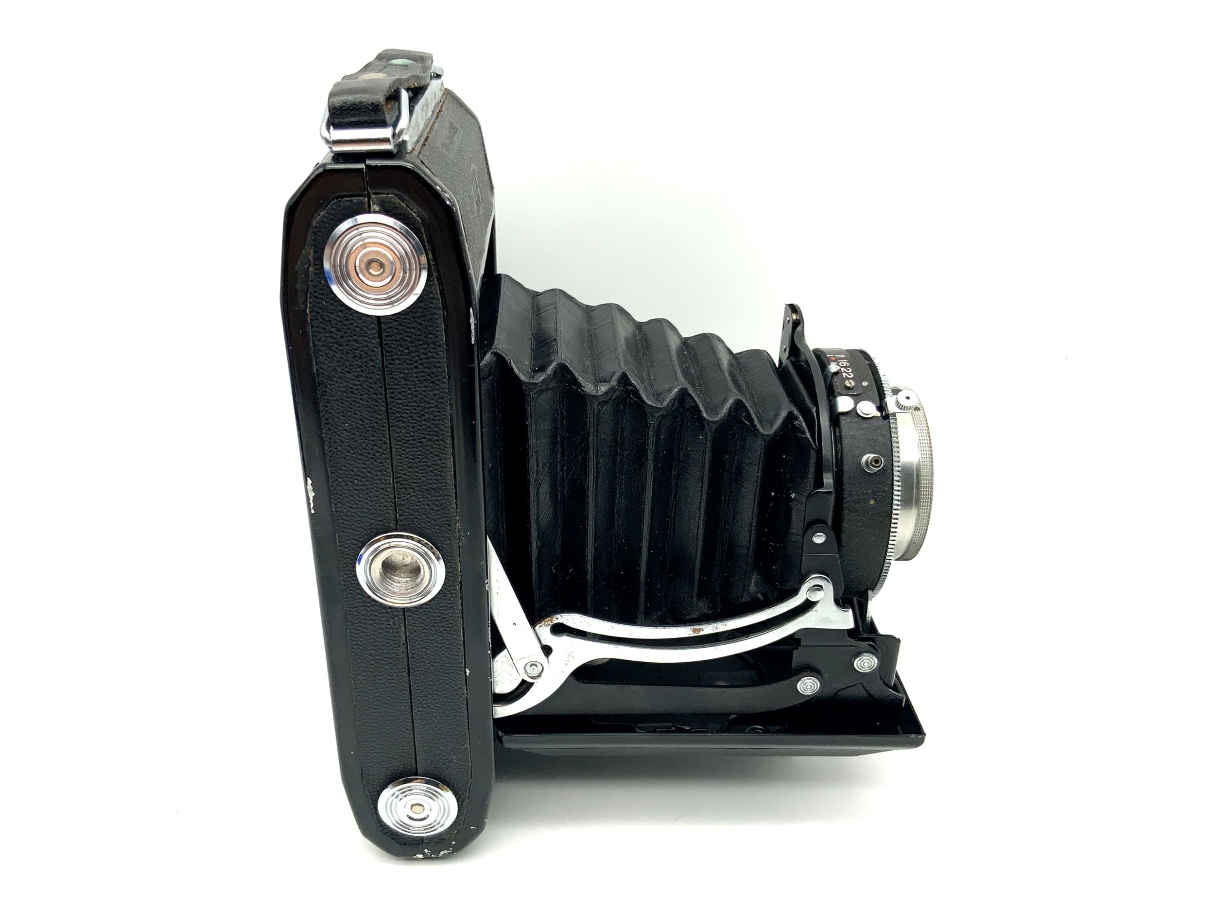 Zeiss Ikon Ercona Klappkamera mit Carl Zeiss Tessar 3,5 105mm red T Tempor