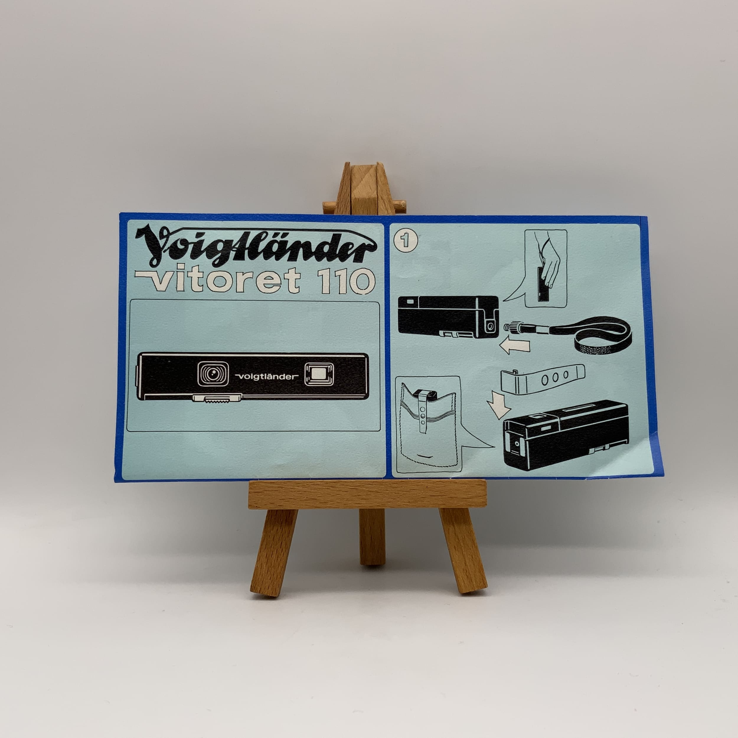 Voigtländer Vitoret 110 Mini Kurzanleitung Bedienungsanleitung Deutsch