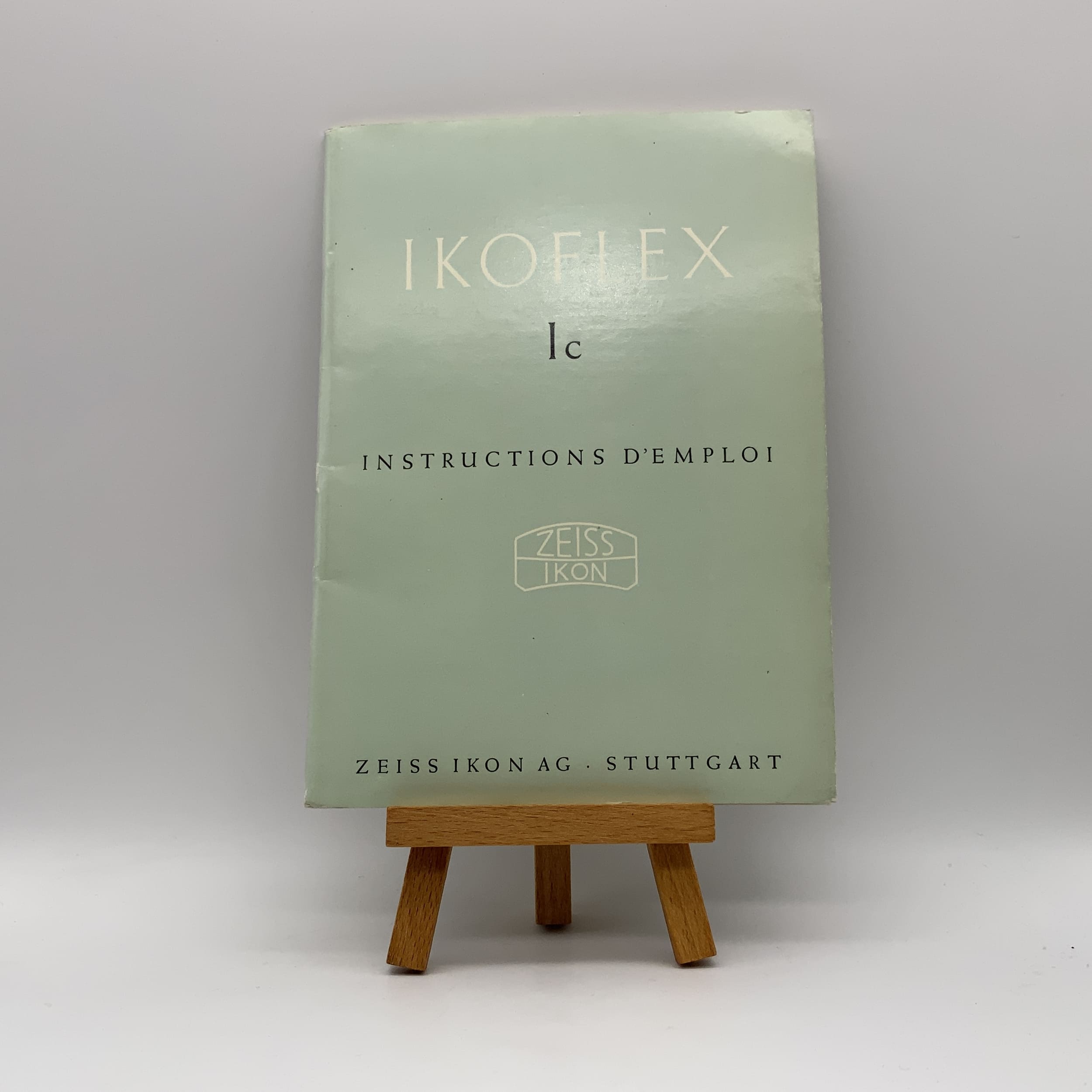 Zeiss Ikon Ikoflex Ic Bedienungsanleitung Französisch Gebrauchsanweisung