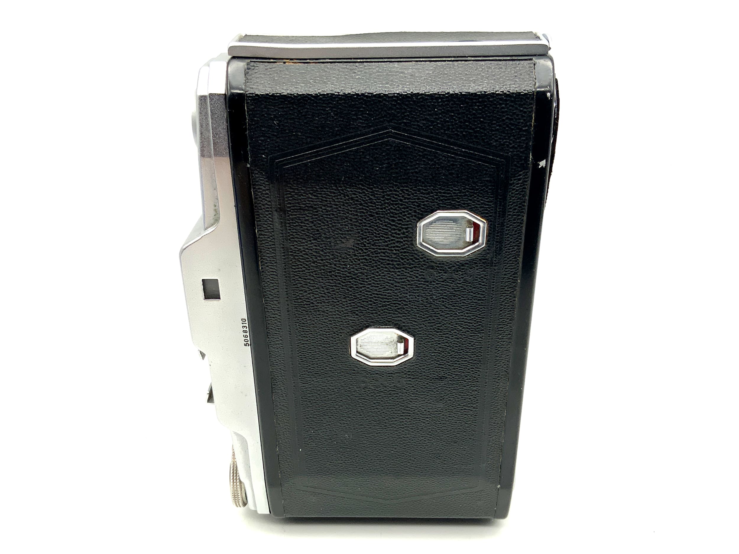 Pentacon Ercona II Klappkamera mit Novar Anastigmat 1:4,5 110mm red V