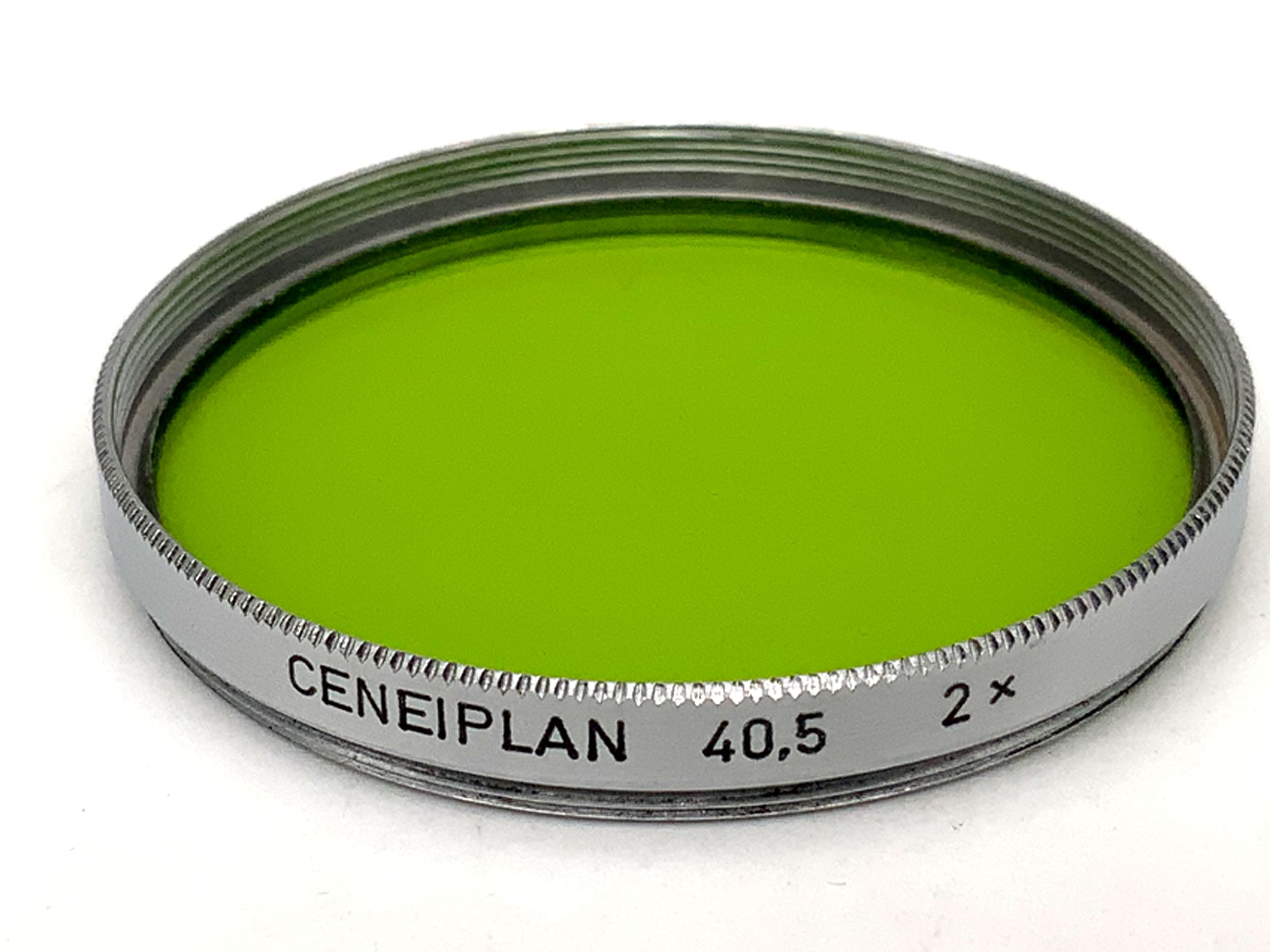 Ceneiplan Farbfilter 2x Grün Green Filter 40,5mm Kreisförmig Filtergewinde