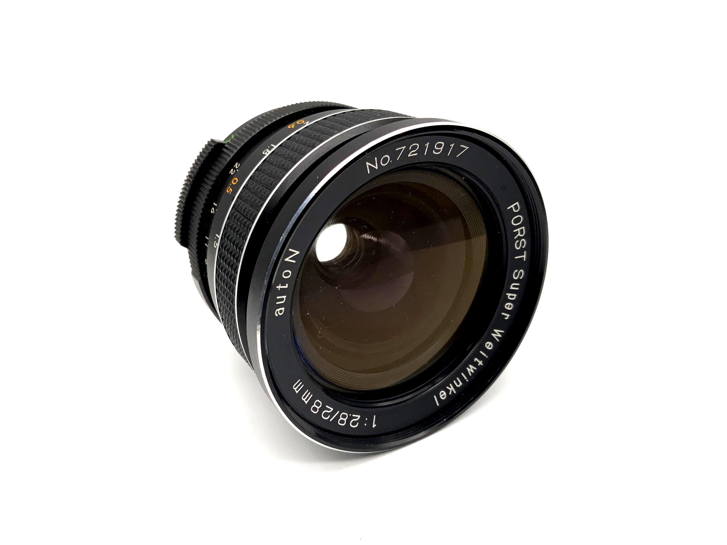 Porst 28mm 1:2.8 Objektiv auto N Super Weitwinkel ww Kamera Camera Lens (M42)