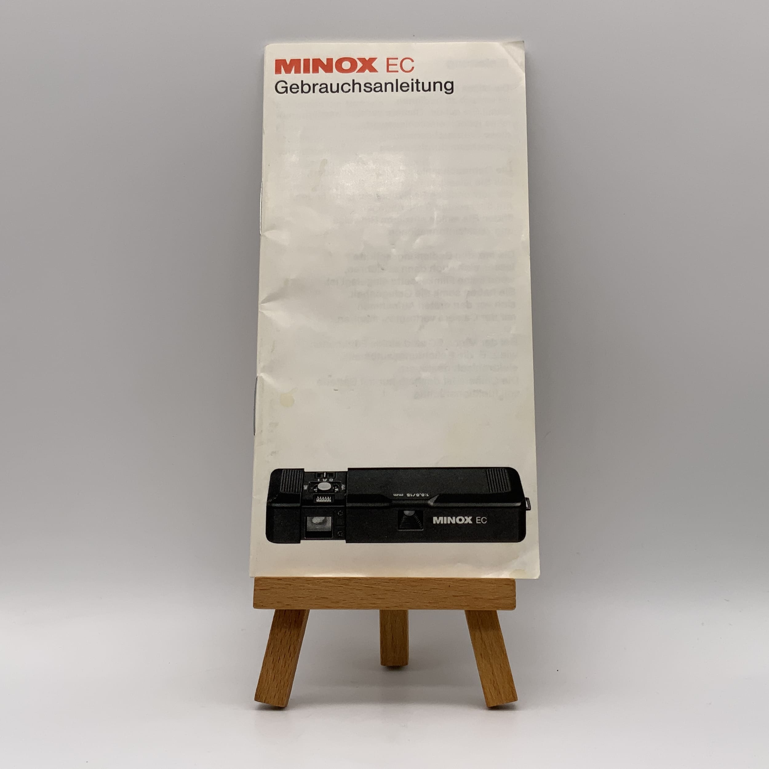 Minox EC Bedienungsanleitung Deutsch Gebrauchsanweisung