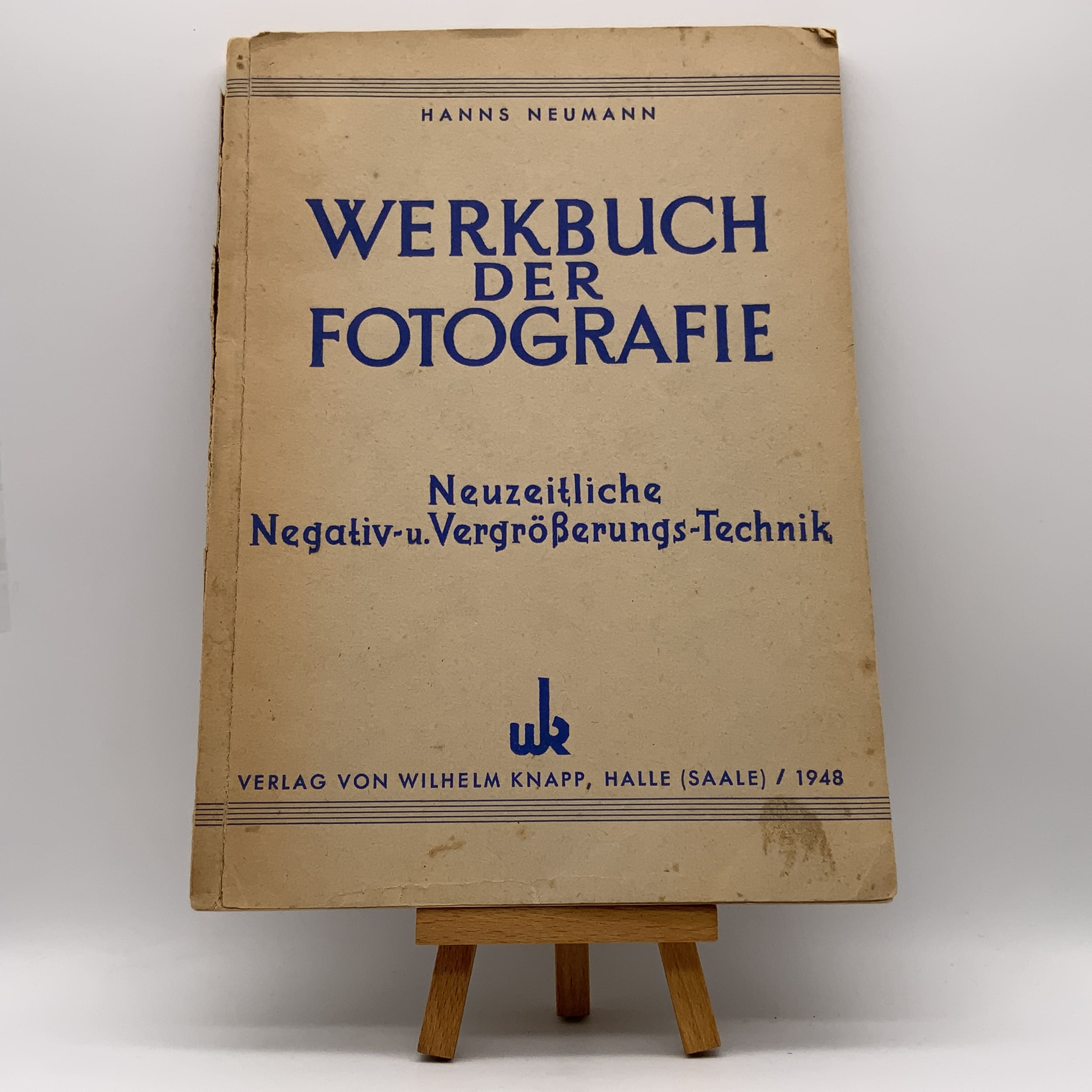 Werkbuch der Fotografie Hanns Neumann Bedienungsanleitung Deutsch