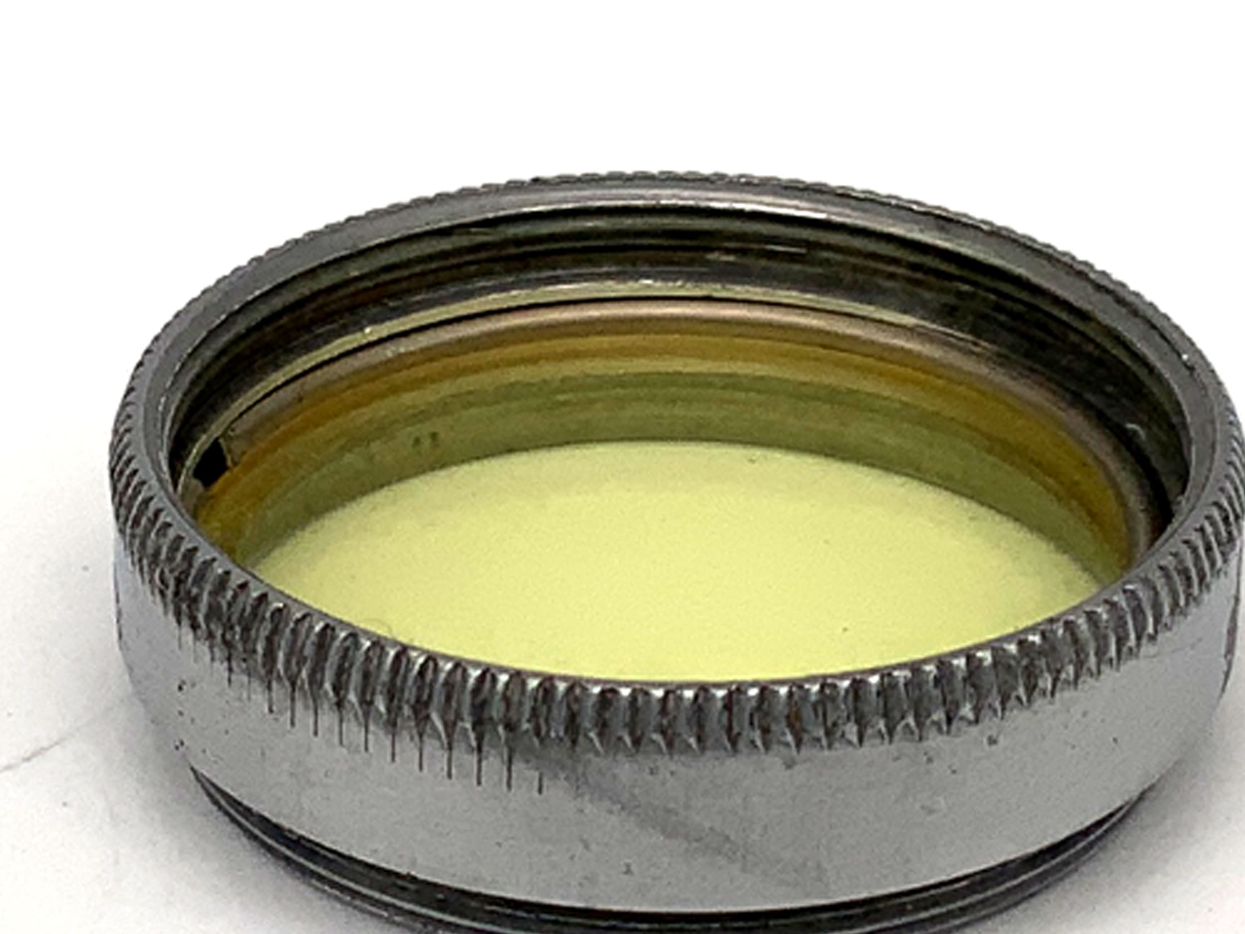 Arnz Jena Farbfilter hell gelb/light yellow Filter 22mm Kreisförmig