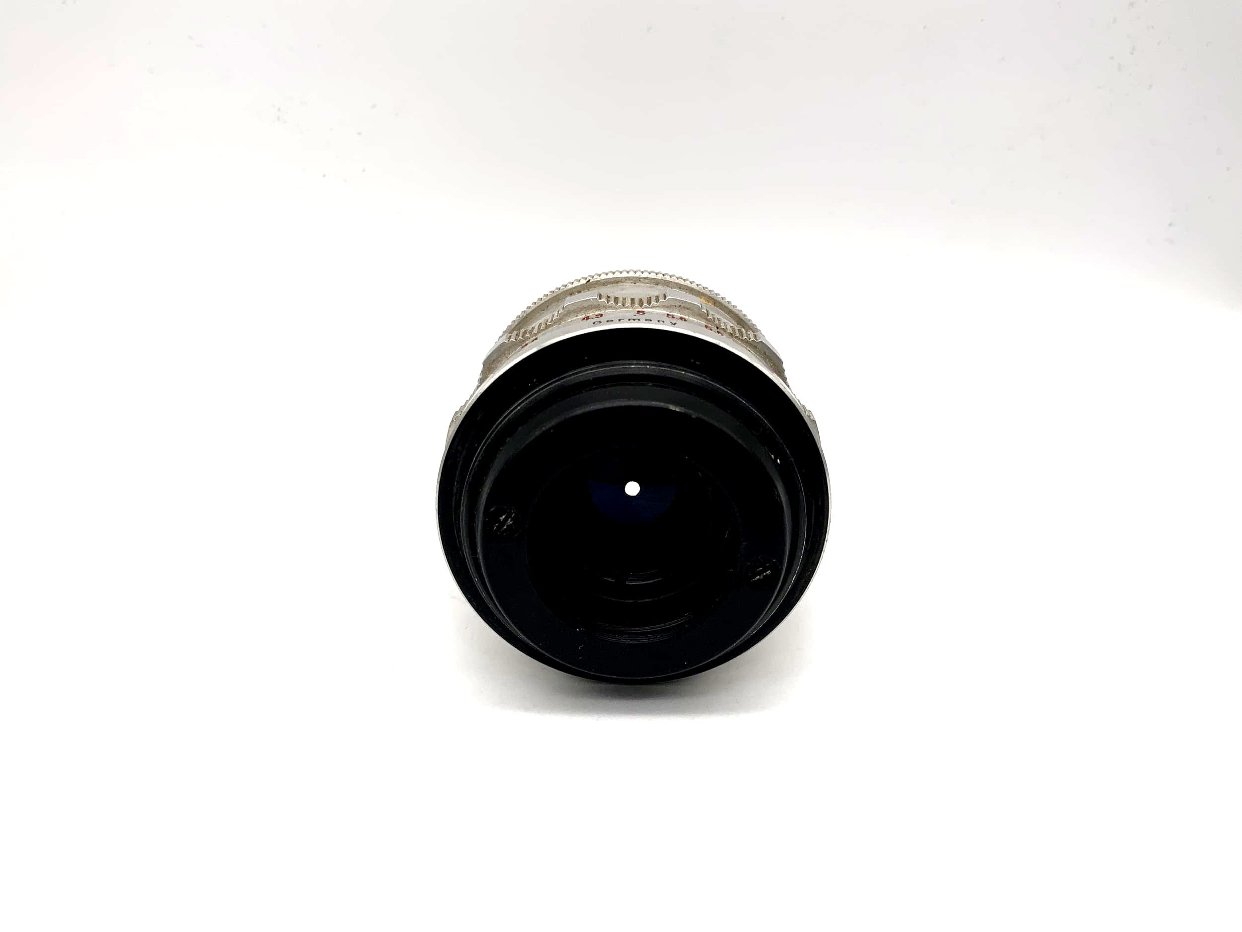 Carl Zeiss 50mm 1:3.5 Objektiv Tessar Q1 compact red T 14 Blades Lens (M42)