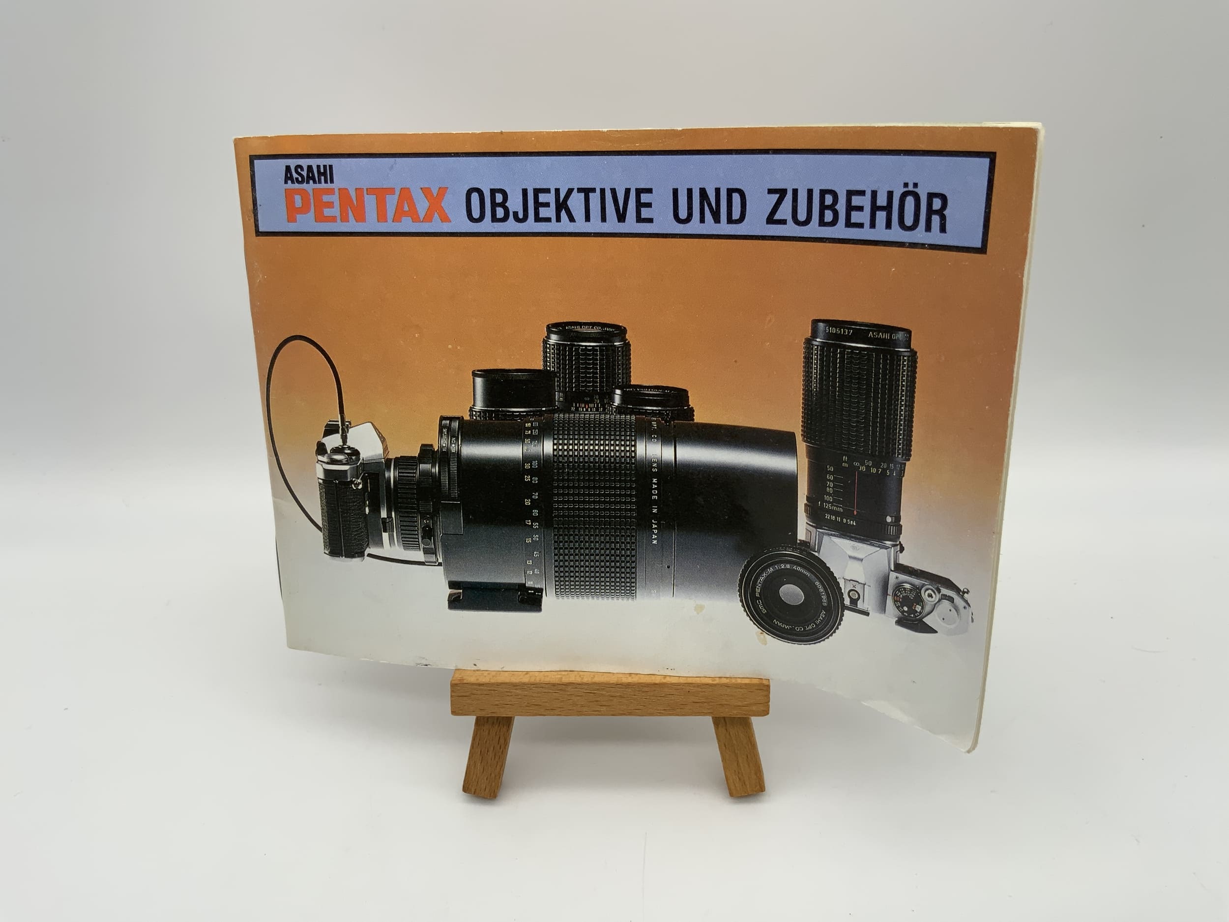 Asahi Pentax Objektive und Zubehör Infoheft Deutsch