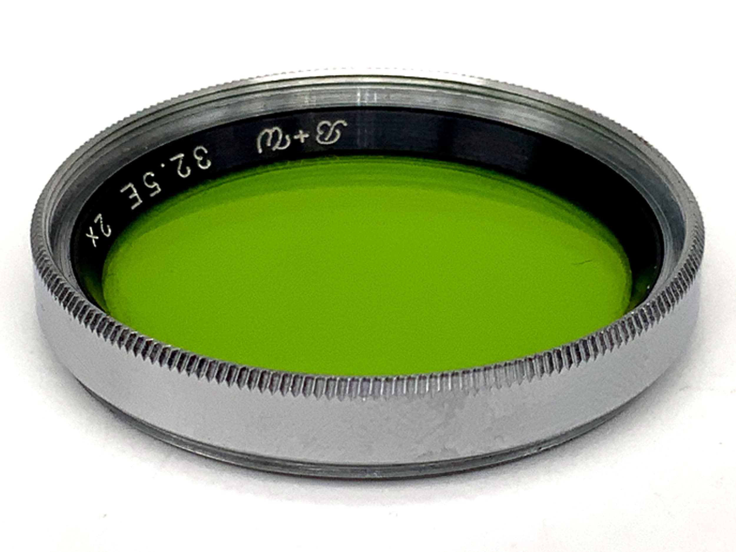 B+W Farbfilter grün/green 32,5E 2x Filter 32,5mm Kreisförmig Filtergewinde