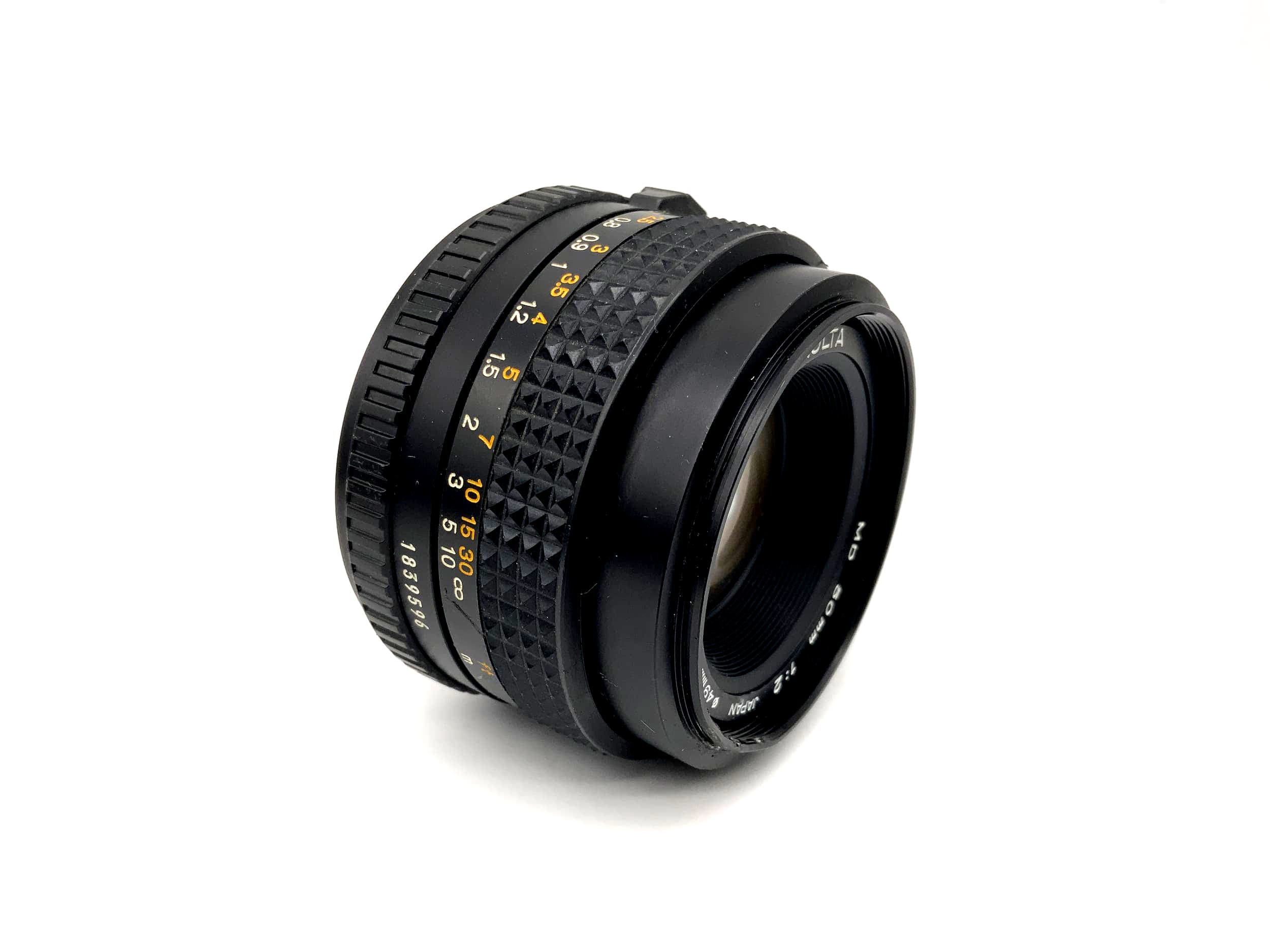 Minolta 50mm 1:2 Objektiv Kamera Lens (Minolta MD)