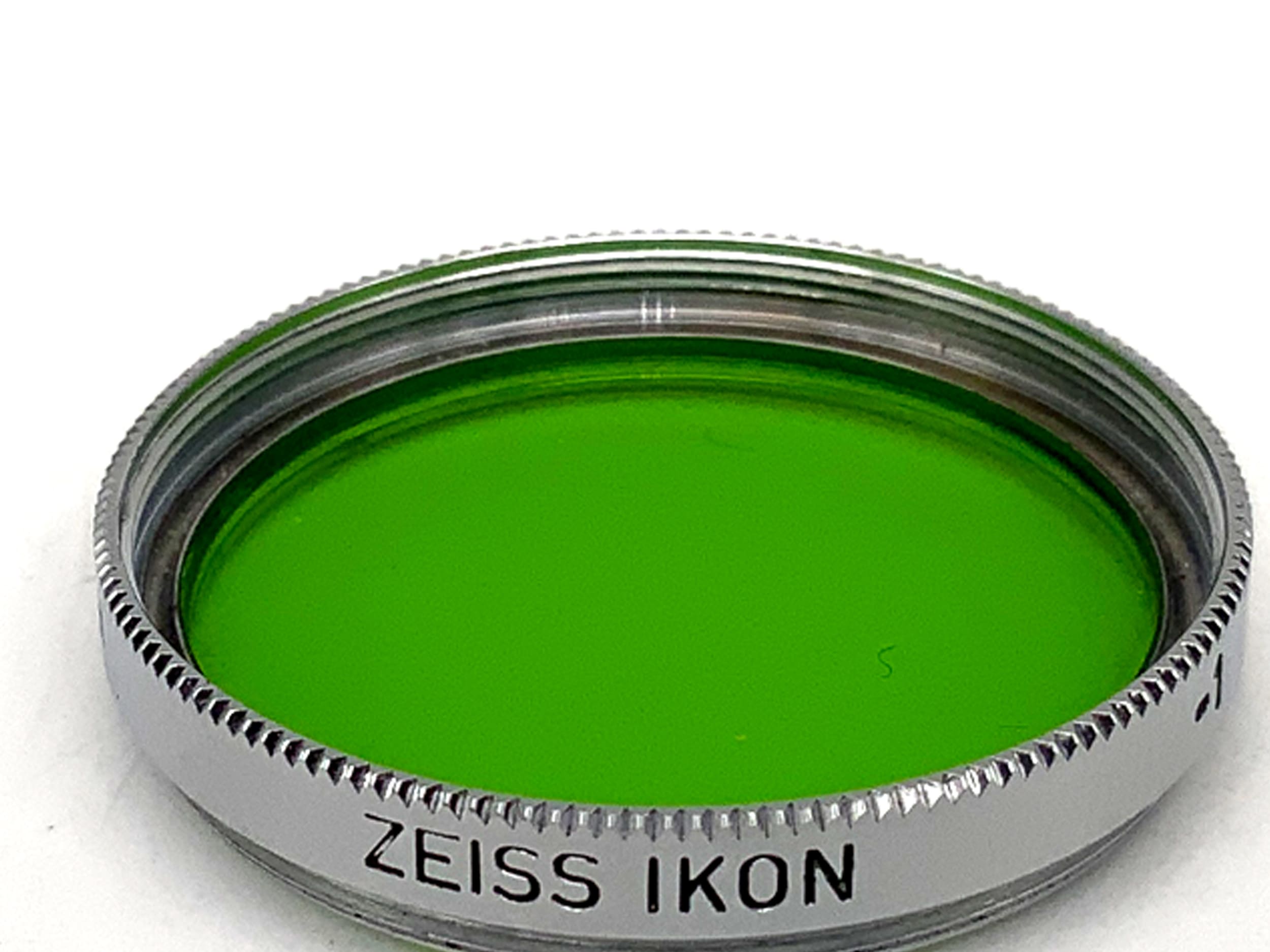 Zeiss Ikon Farbfilter S27 -1 GR 2x grün/green Filter 27mm Kreisförmig
