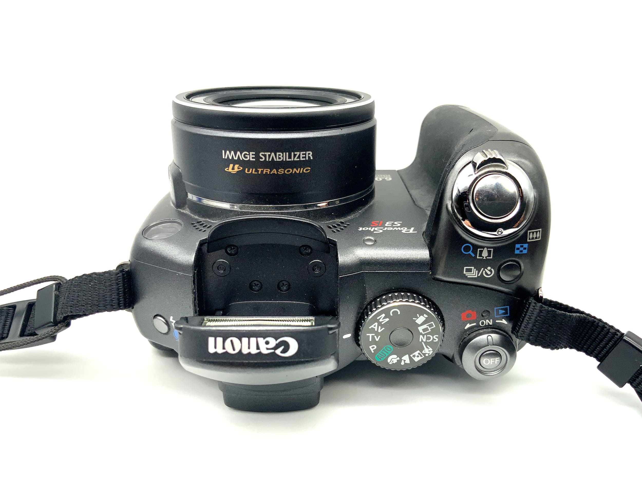 Canon PowerShot S3 IS Bridgekamera mit 6-72mm 1:2,7-3,5 USM 6MP Digitalkamera