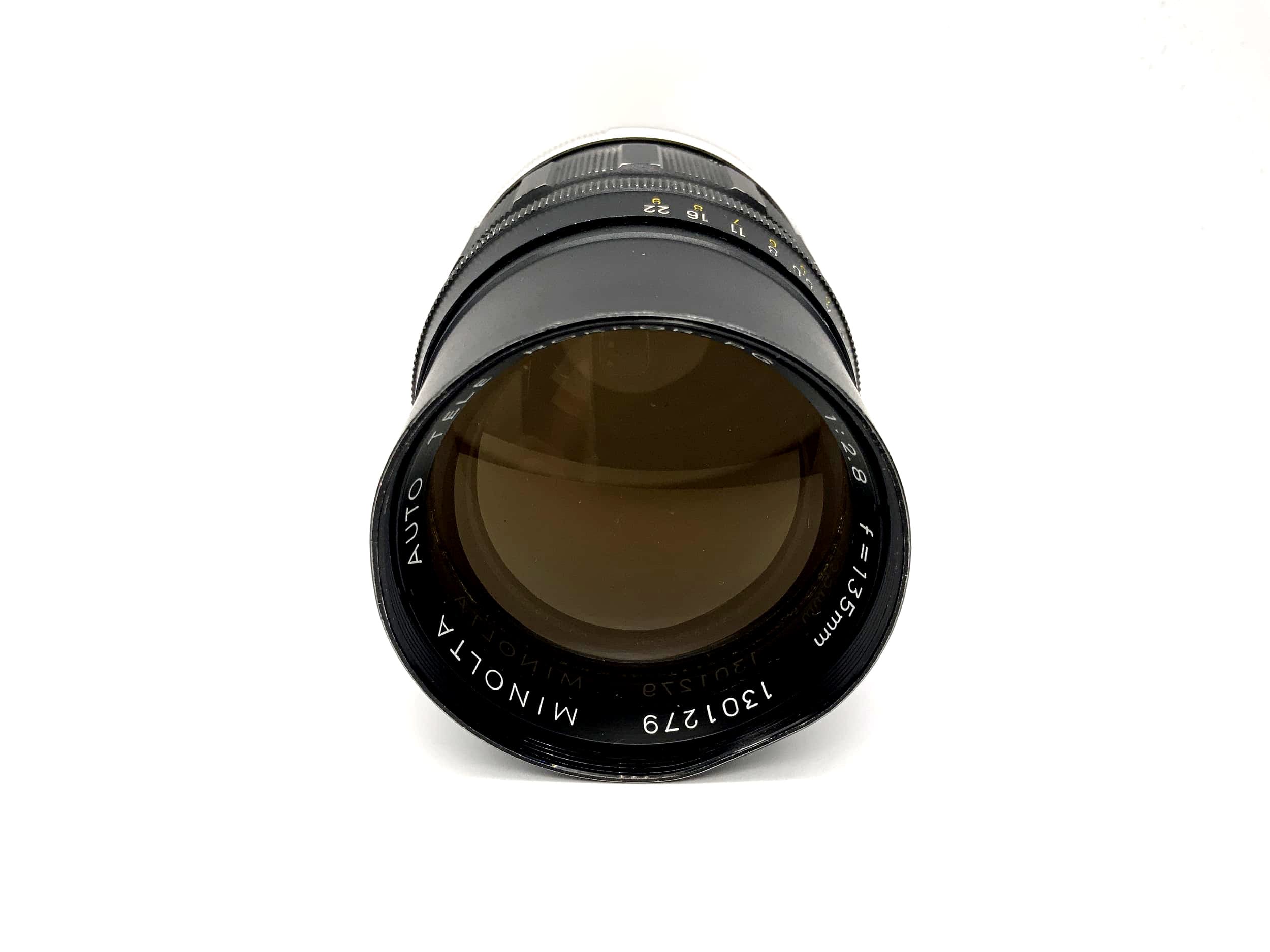 Minolta 135mm 1:2.8 Objektiv Auto Tele Rokkor-PG Kamera Lens (Minolta MD)