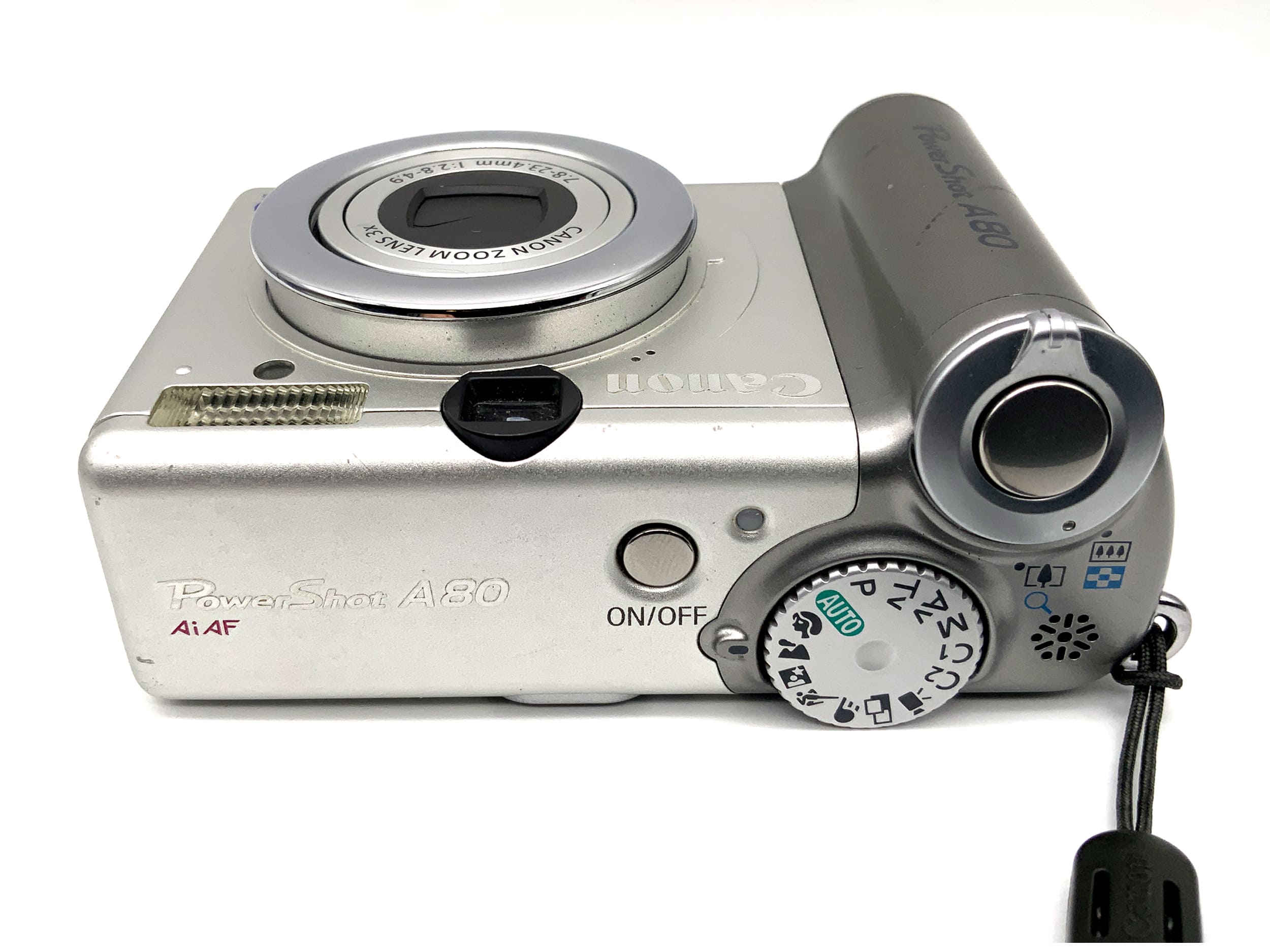 Canon PowerShot A80 Digitale Kompaktkamera mit 7.8-23.4mm 1:2,8-4,9 4MP