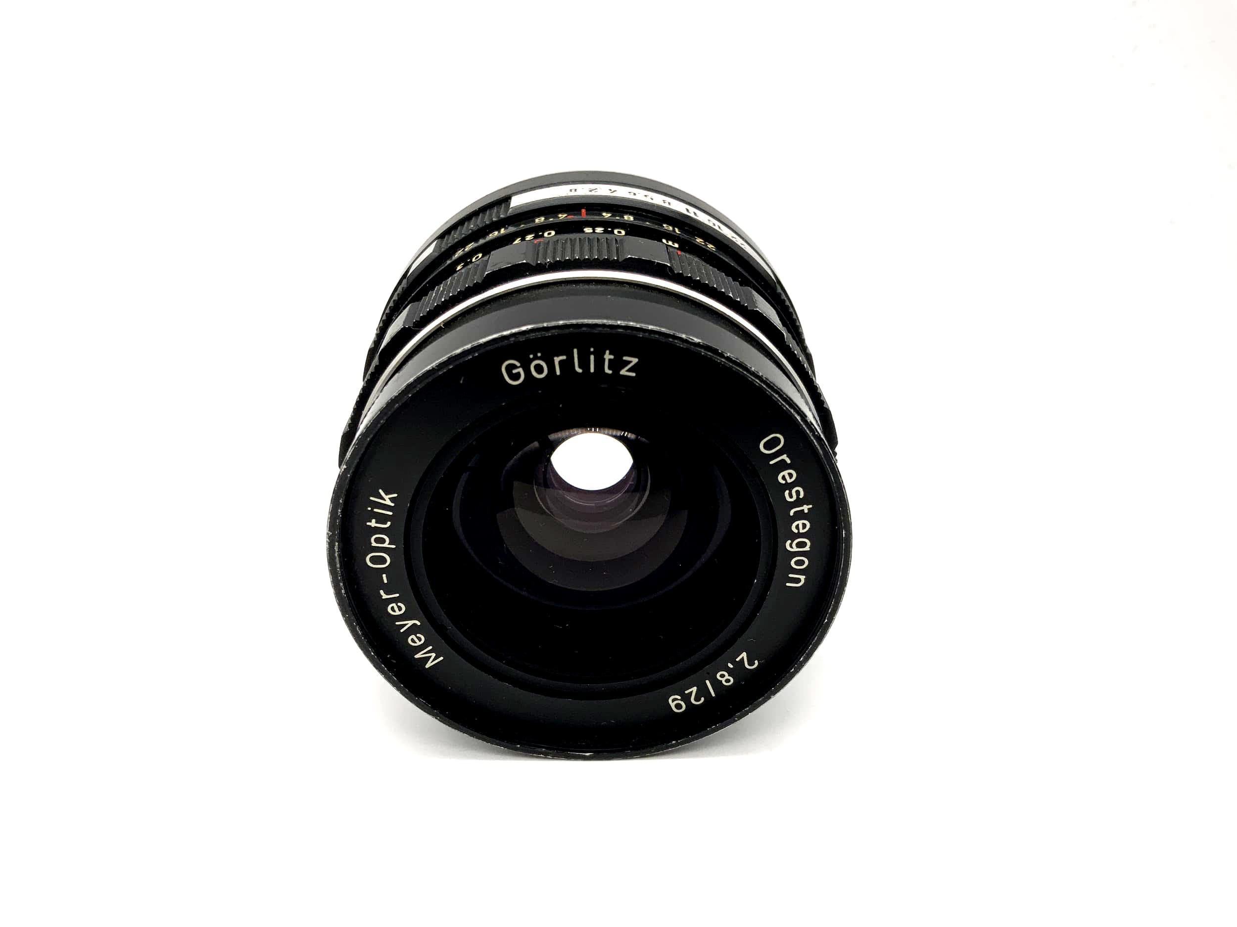 Meyer Optik 29mm 1:2.8 Objektiv Görlitz Orestegon Kamera Lens (M42) Blende!