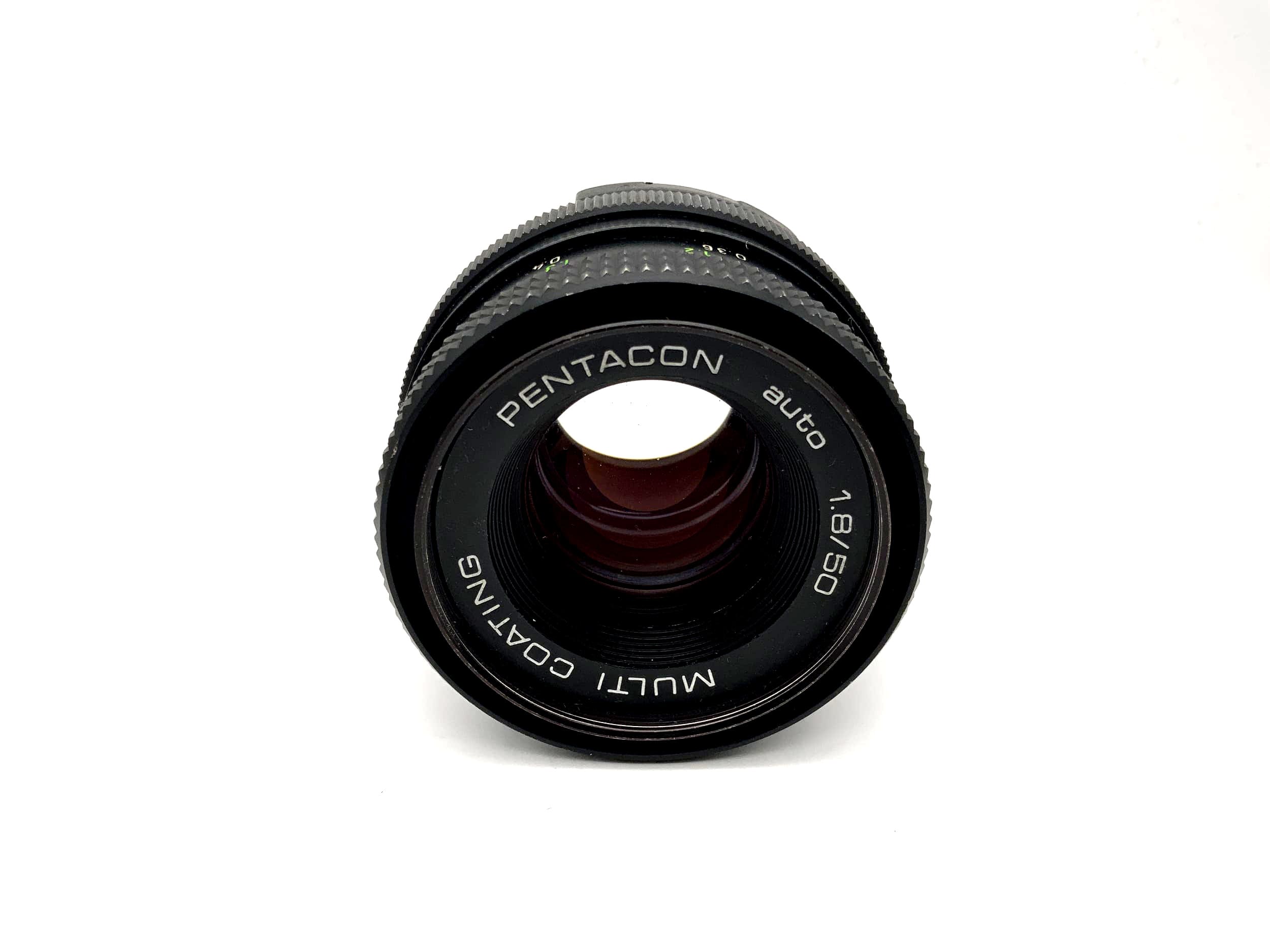 Pentacon 50mm 1:1.8 Objektiv auto MC Kamera Lens (M42) Blende!