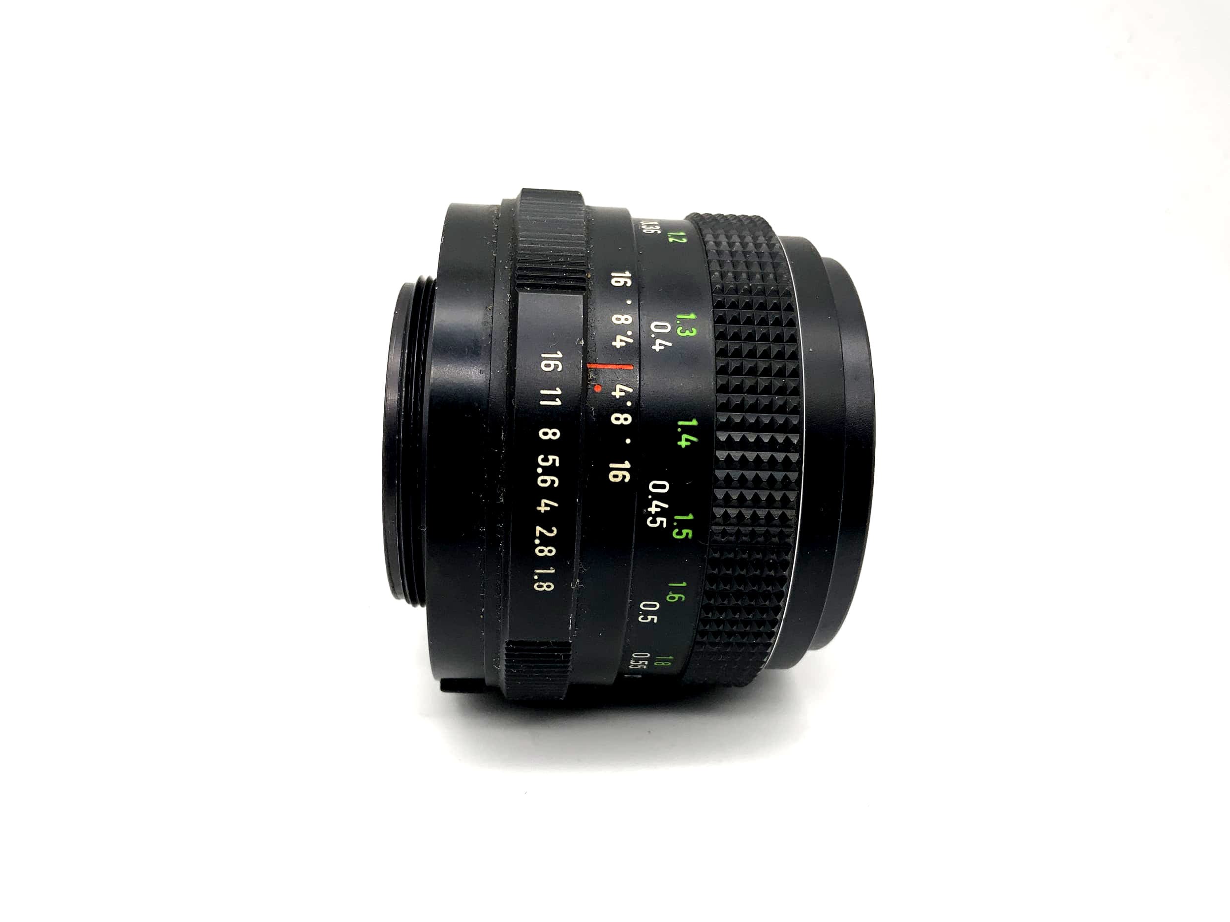 Pentacon 50mm 1:1.8 Objektiv aka Meyer Optik Görlitz Oreston Lens (M42) Blende!