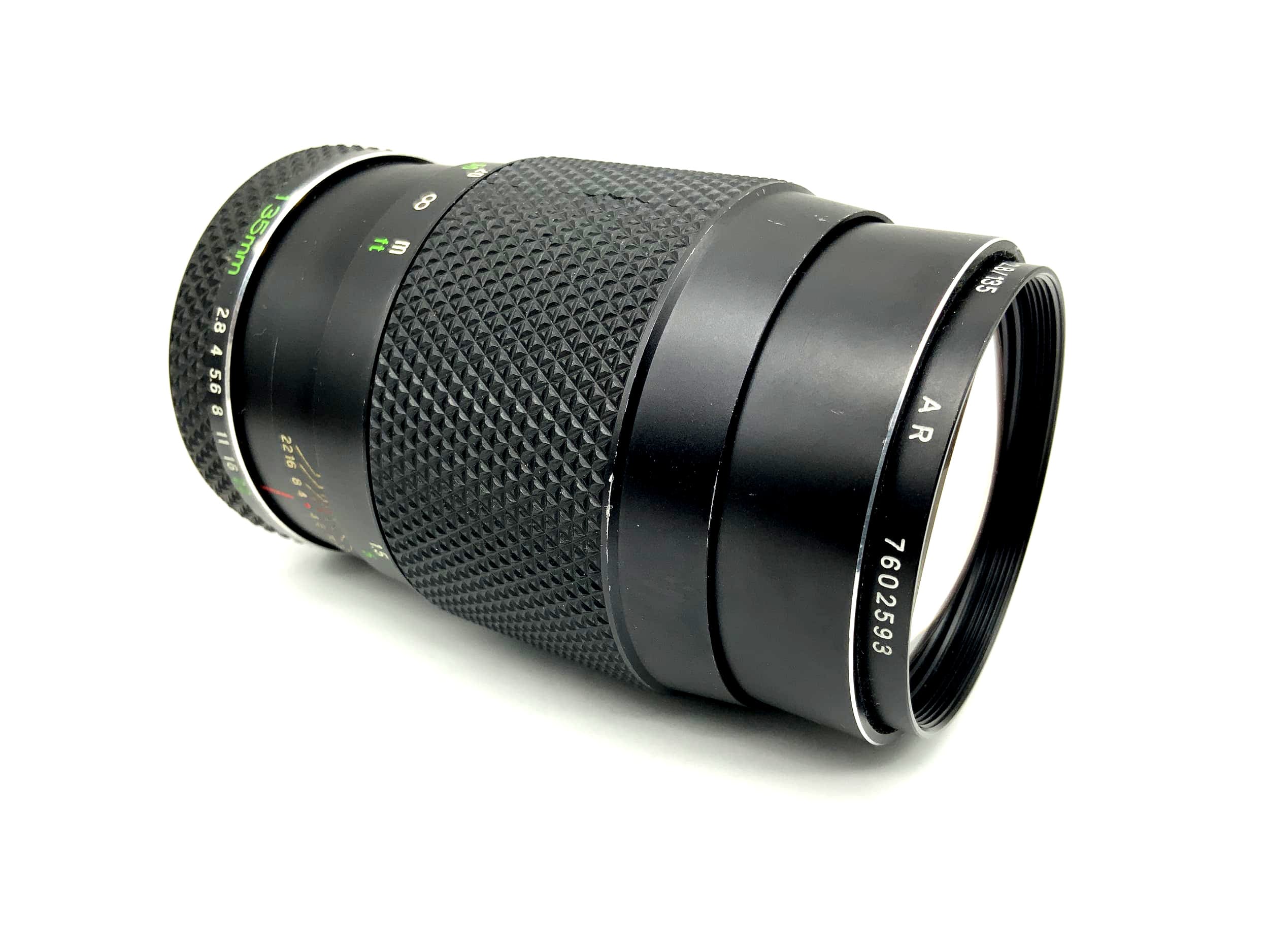 Voigtländer 135mm 1:2.8 Objektiv Color -Dynarex Lens (Rollei QBM) Blende!