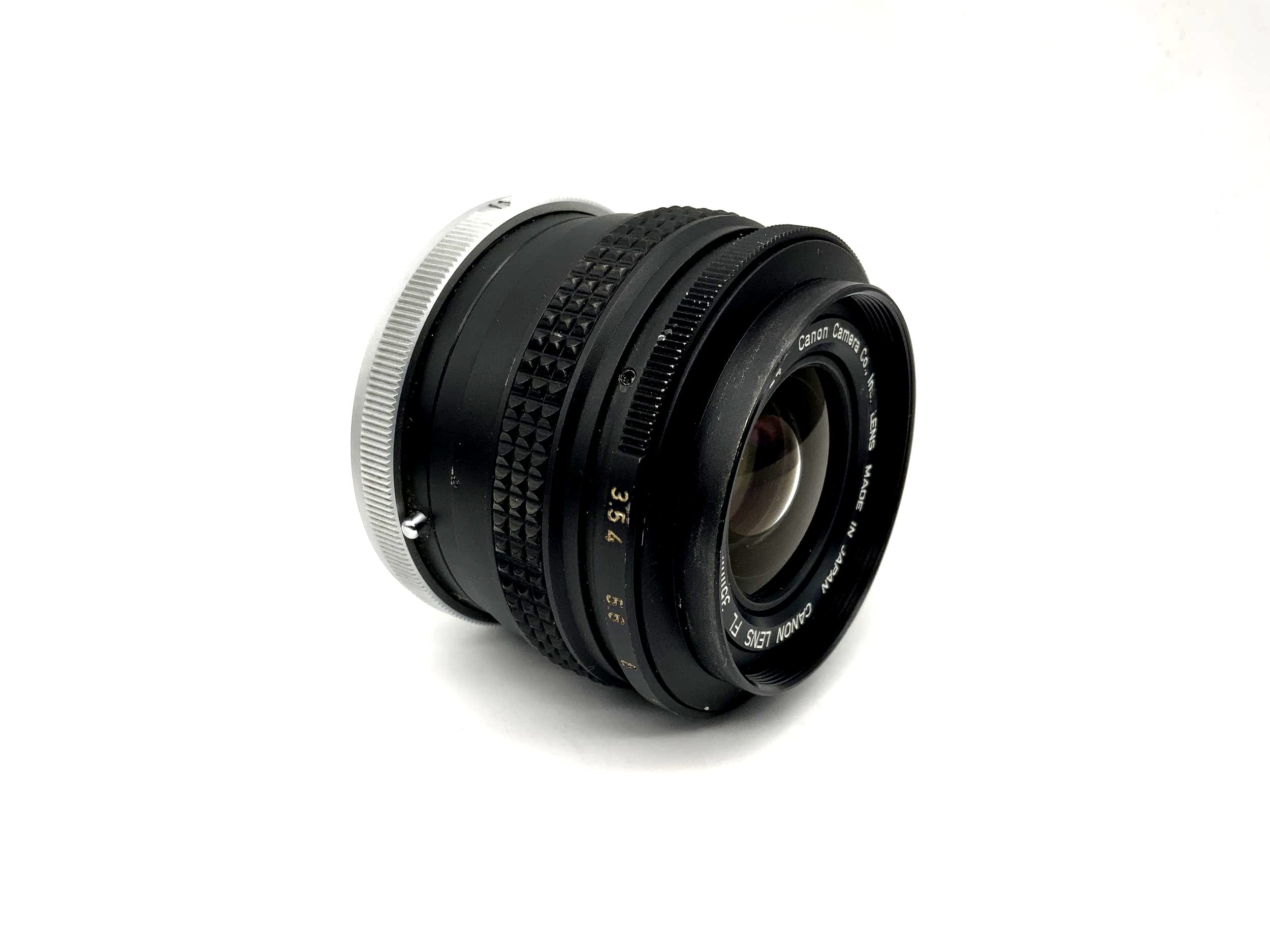 Canon 35mm 1:3.5 Objektiv Lens FL Kamera Lens (Canon FD) Blende!