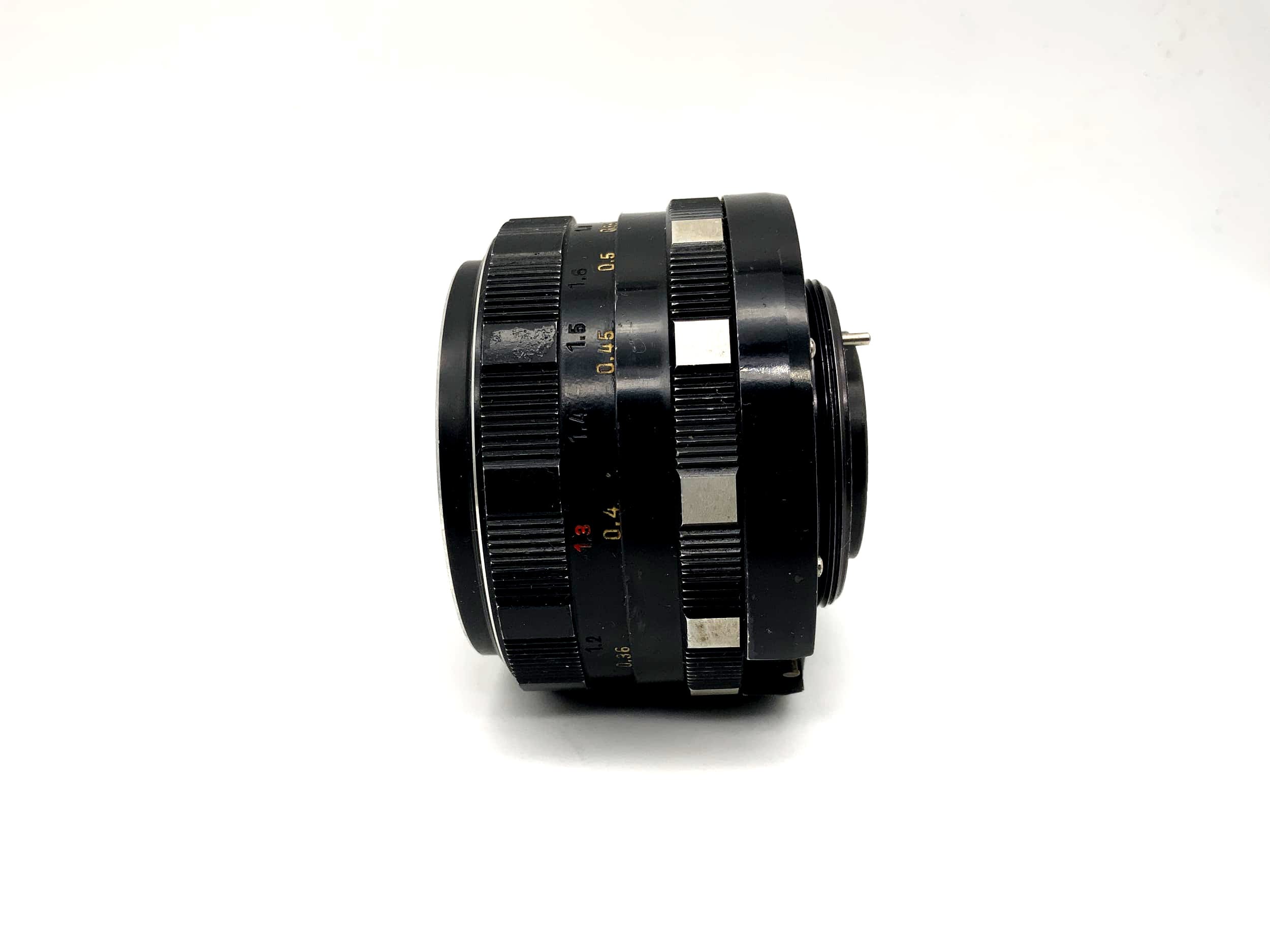 Pentacon 50mm 1:1.8 Objektiv electric Kamera Lens (M42) Blende!