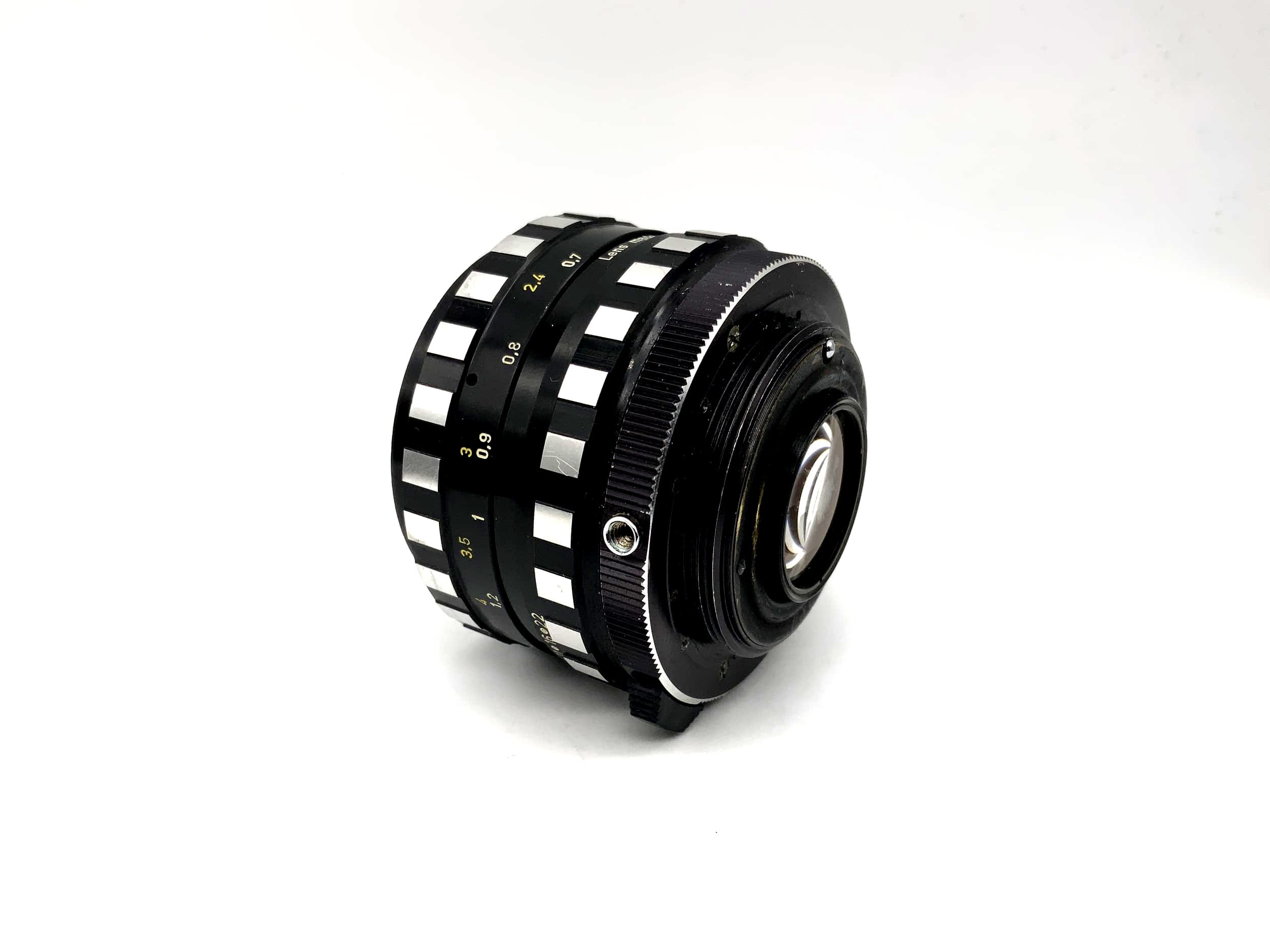 A.Schacht Ulm 50mm 1:1.8 Objektiv Praktica-S-Travelon R Lens (M42) Blende!