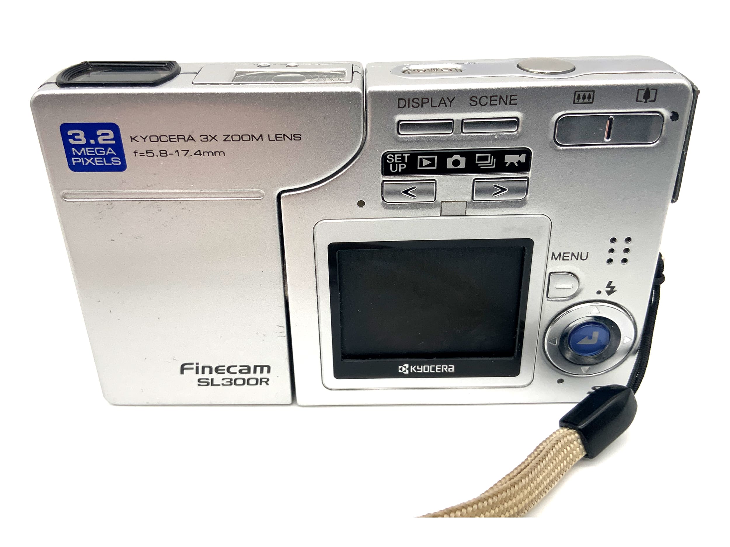 Kyocera Finecam SL300R Digitale Kompaktkamera mit 5.8-17.4mm