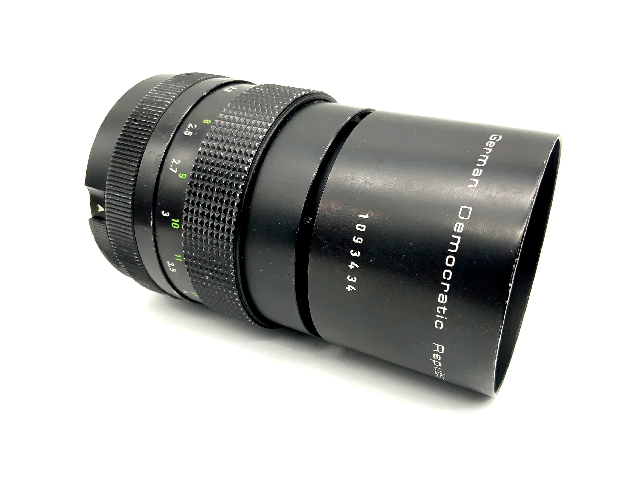 Pentacon 135mm 1:2.8 Objektiv auto MC Kamera Lens (M42) Blende!