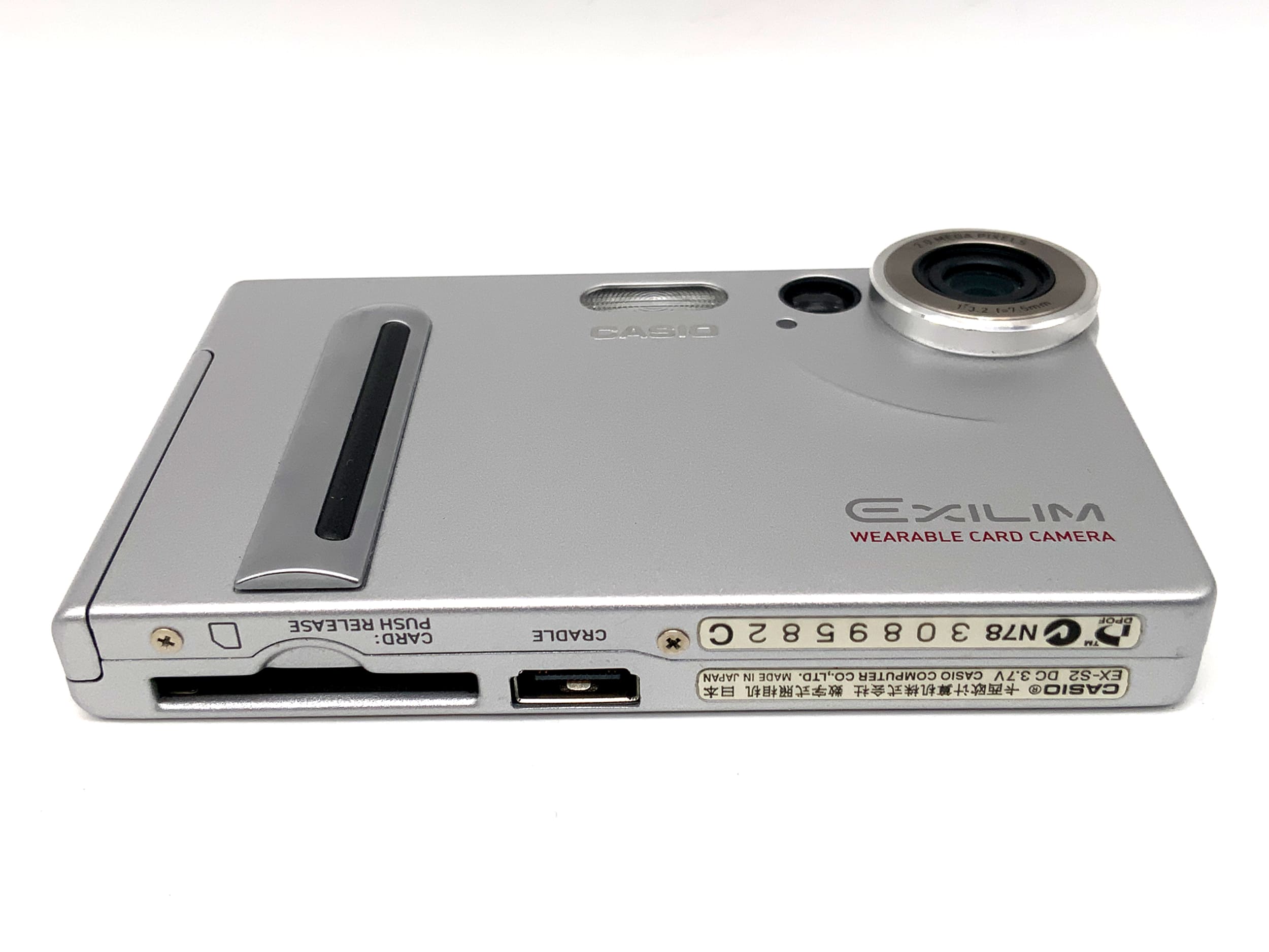 Casio Exilim EX-S2 Digitale Kompaktkamera mit 7.5mm 1:3.2