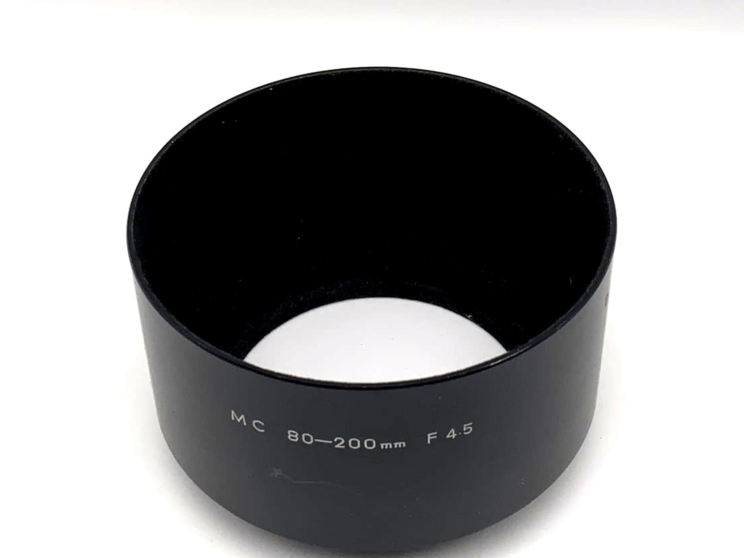 Minolta MC 80-200mm F4.5 Gegenlichtblende Metall metal lenshood Sonnenblende